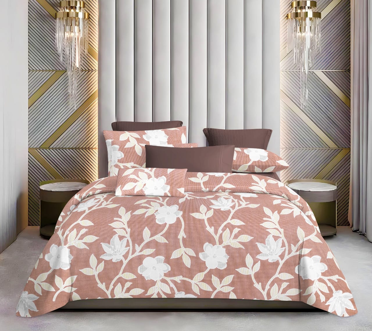 2 Single Bedsheets with 2 Pillow Covers | 100% Pure Cotton Bedsheet Set