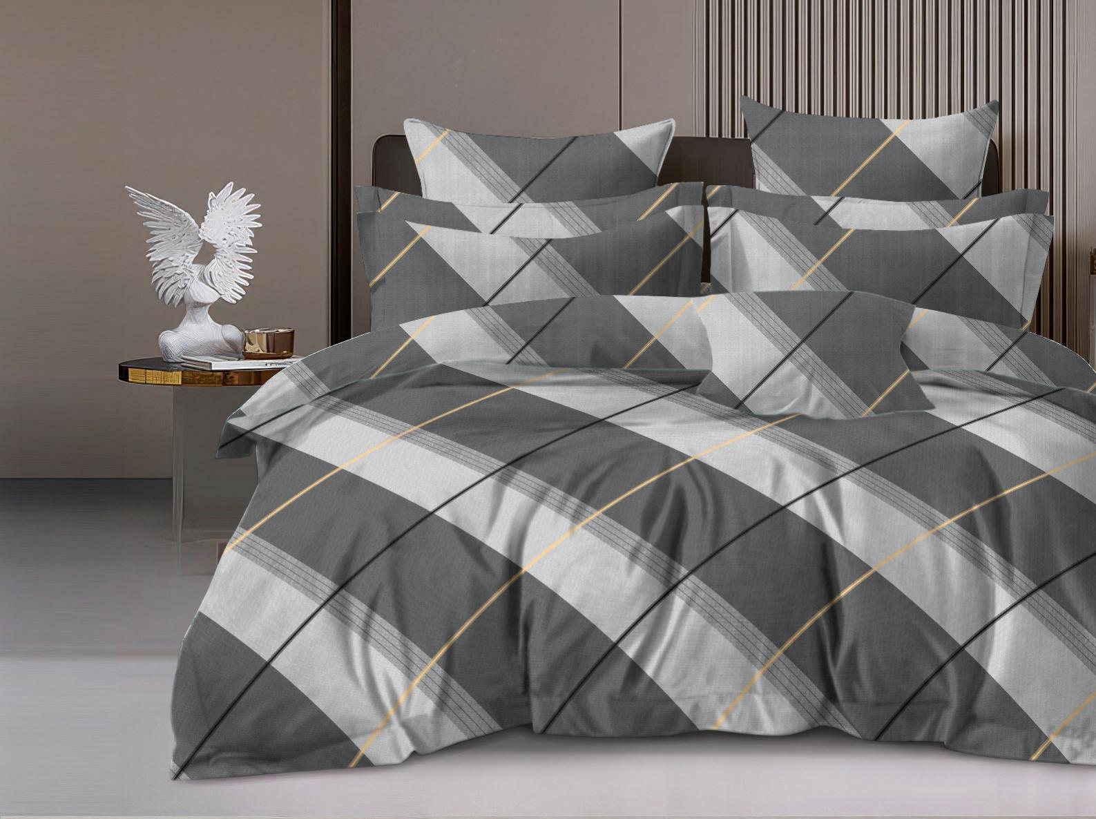 Luxury Micro Fabric Comforter Set – 5 Pieces (King Size)