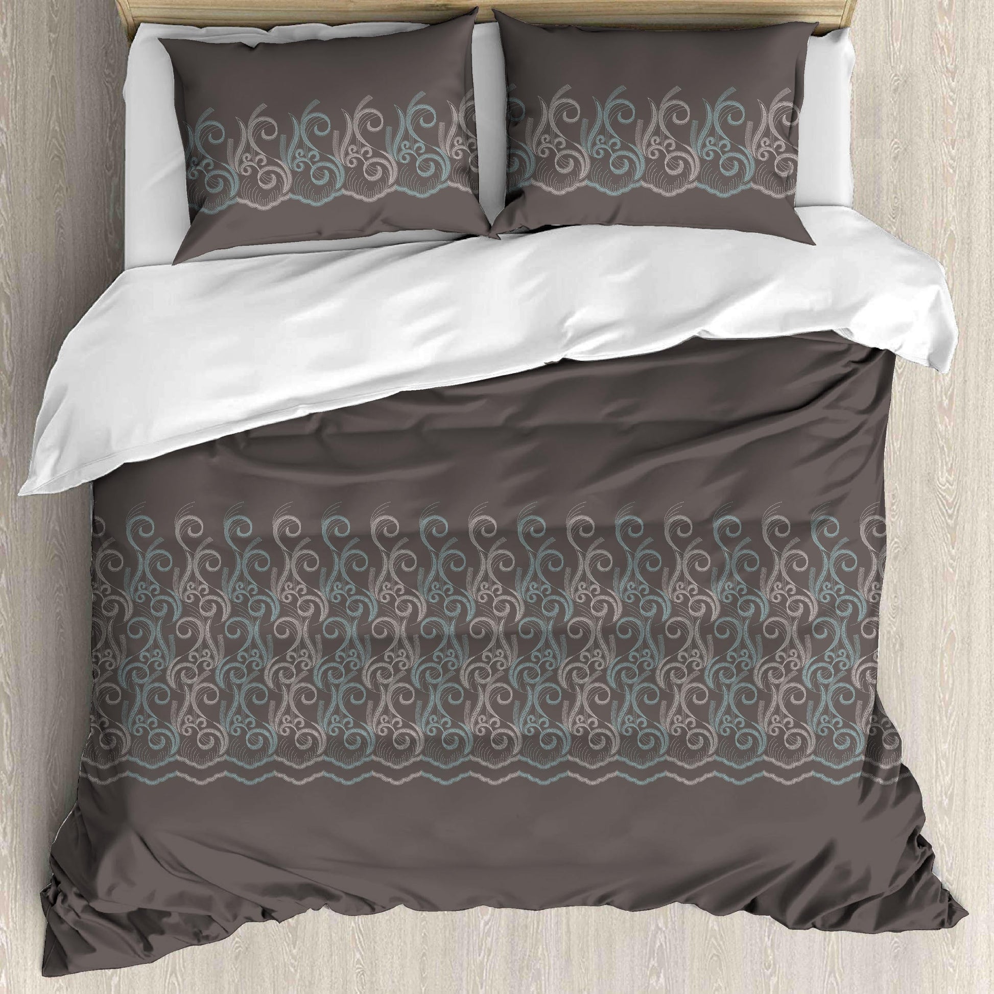 Luxurious Satin Cotton King Size Bedsheet Set - 250 TC (1 Bedsheet + 2 Pillow Covers)