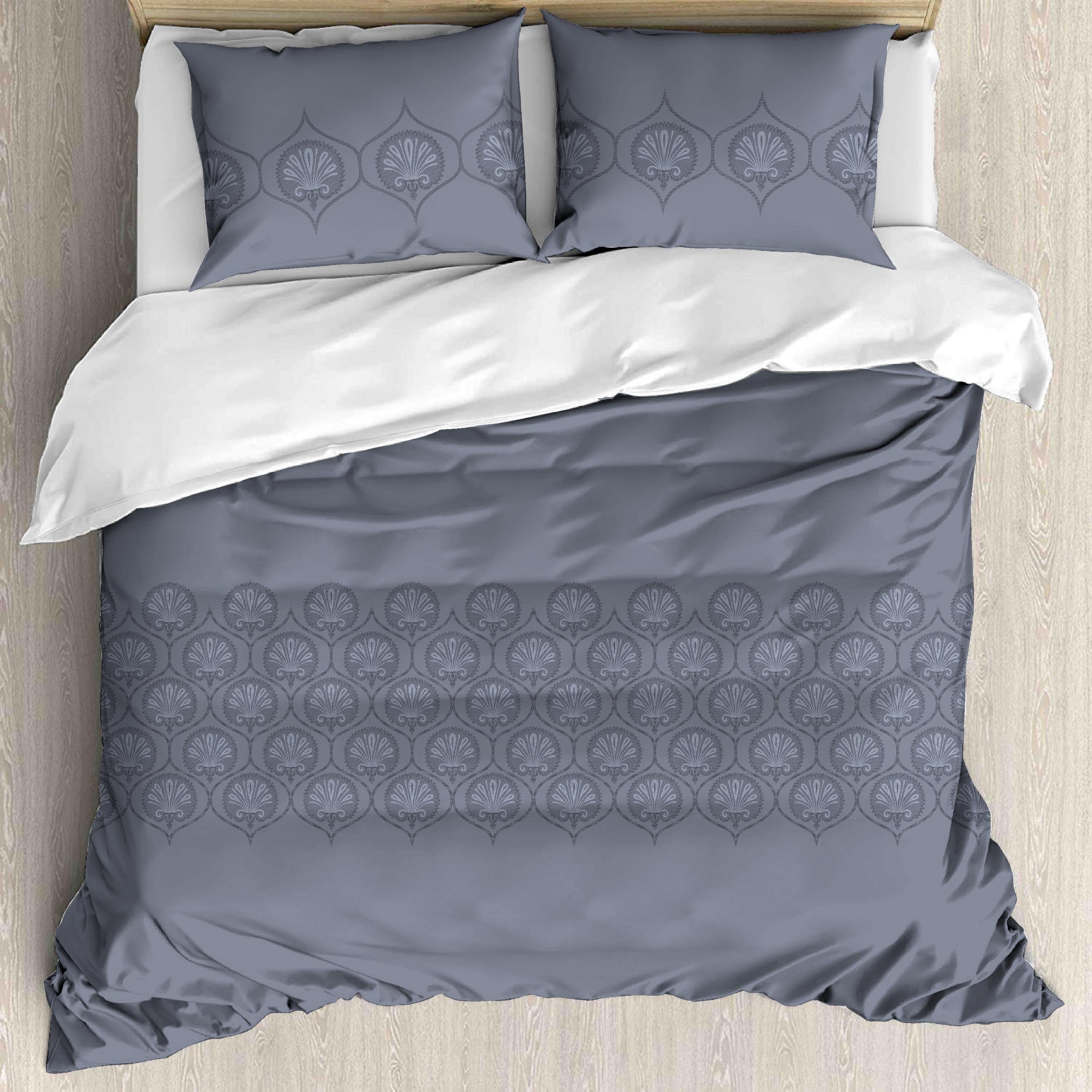 Luxurious Satin Cotton King Size Bedsheet Set - 250 TC (1 Bedsheet + 2 Pillow Covers)