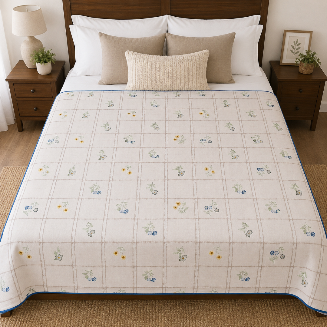 100% Cotton Reversible Double Bed Dohar