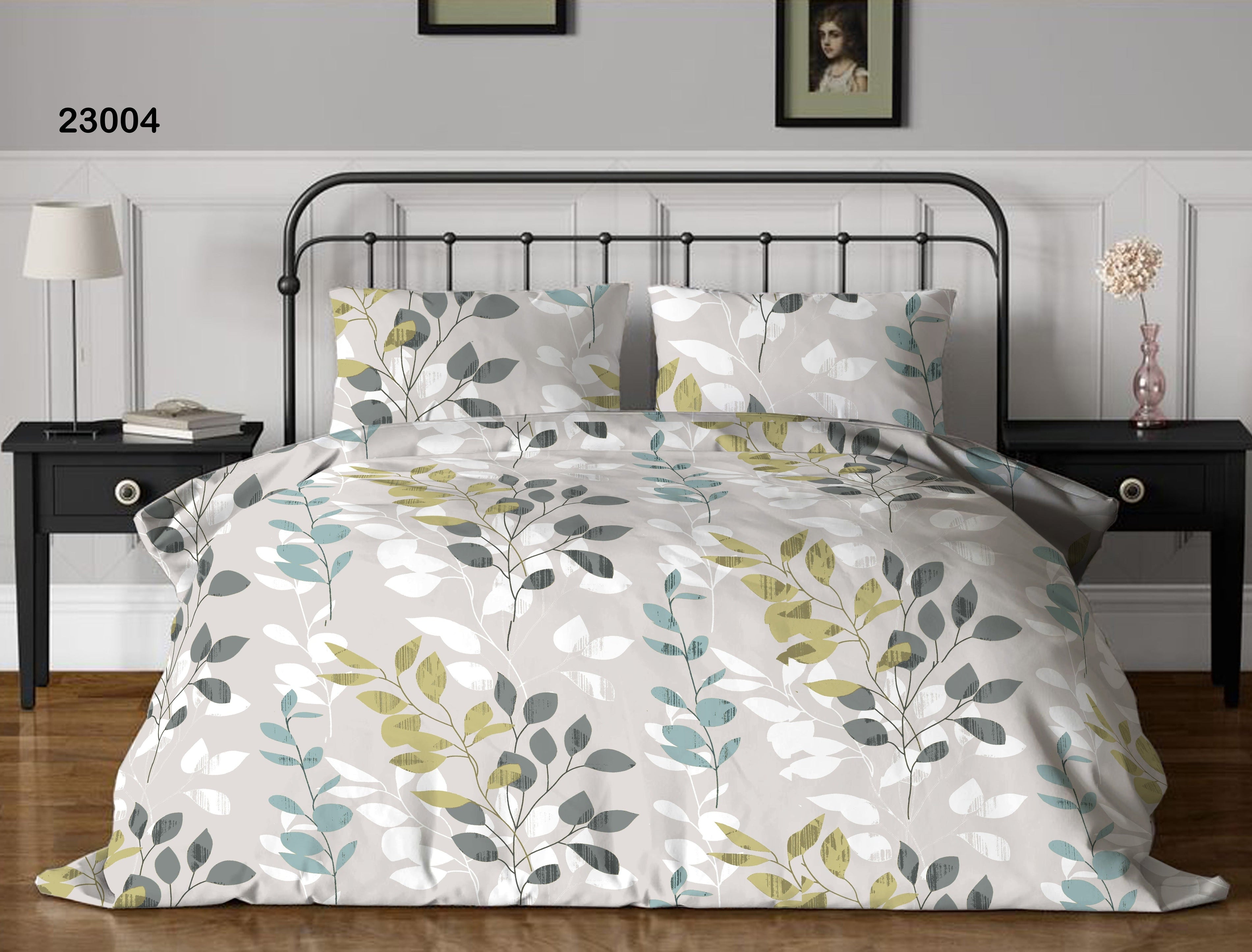 Cotton King Size Bedsheet Set - 144 TC (2.75x2.75m) with 2 Pillow Covers