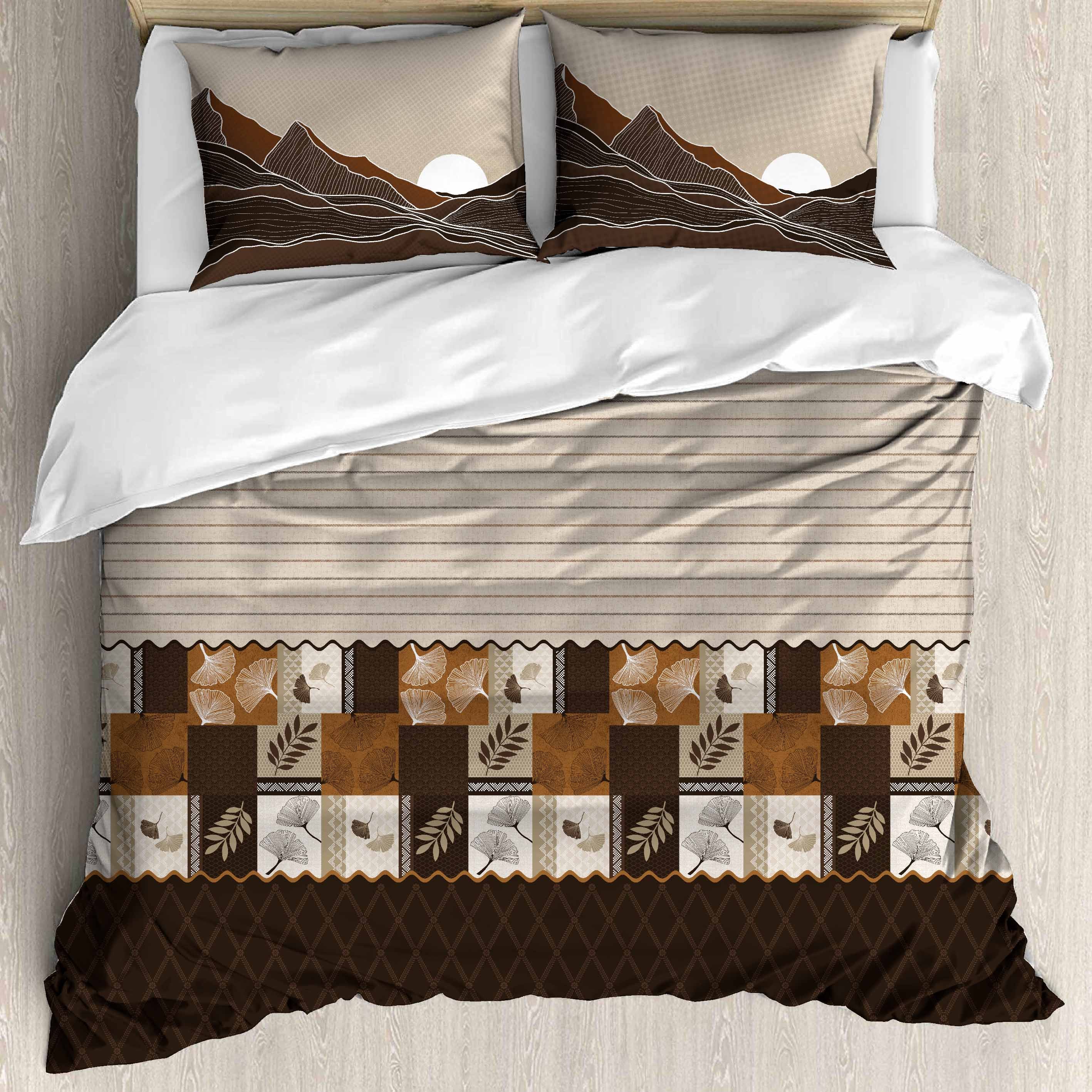 Cotton King Size Bedsheet Set – 180 TC (2.75x2.75m) with 2 Pillow Covers