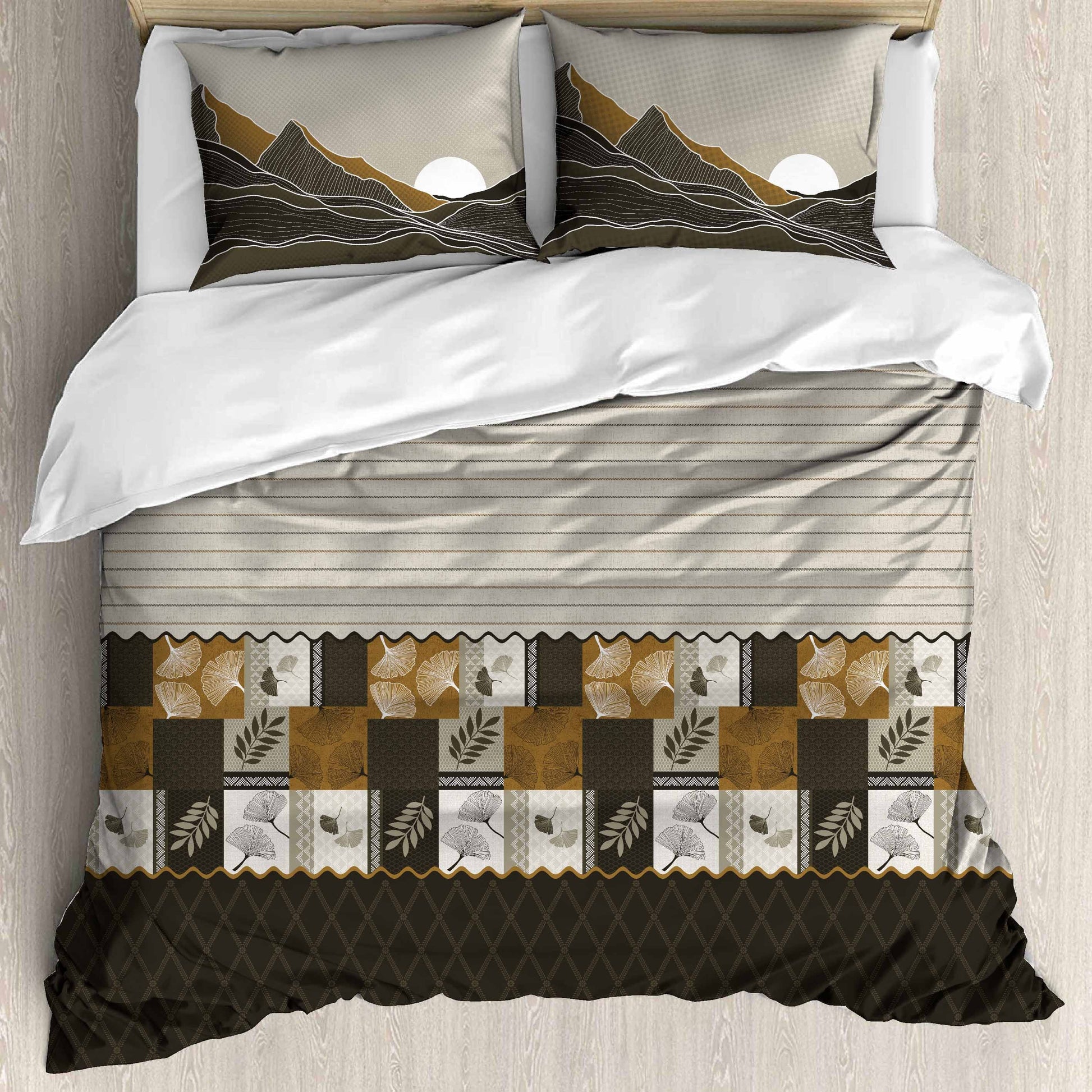 Cotton King Size Bedsheet Set – 180 TC (2.75x2.75m) with 2 Pillow Covers