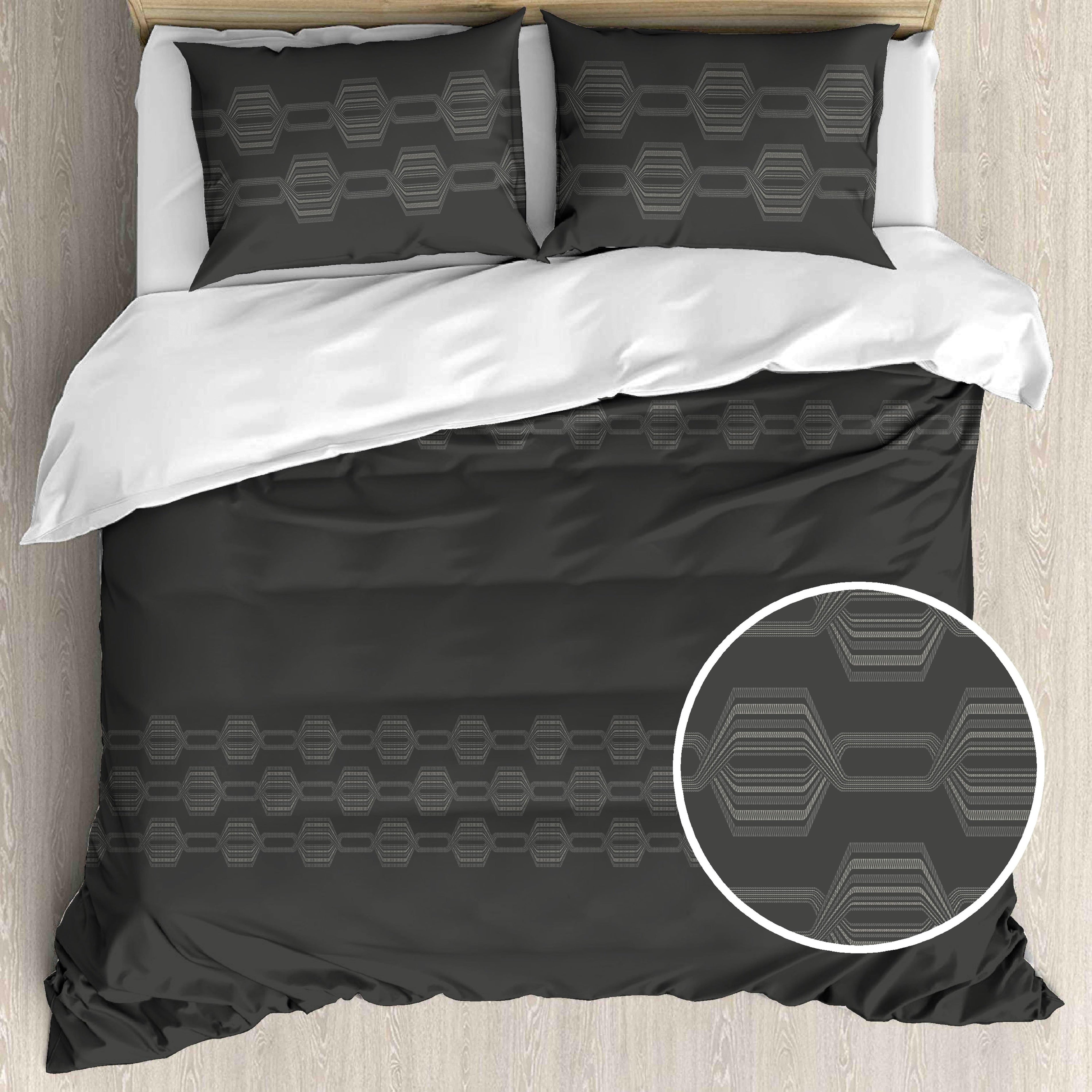 Luxurious Satin Cotton King Size Bedsheet Set - 250 TC (1 Bedsheet + 2 Pillow Covers)