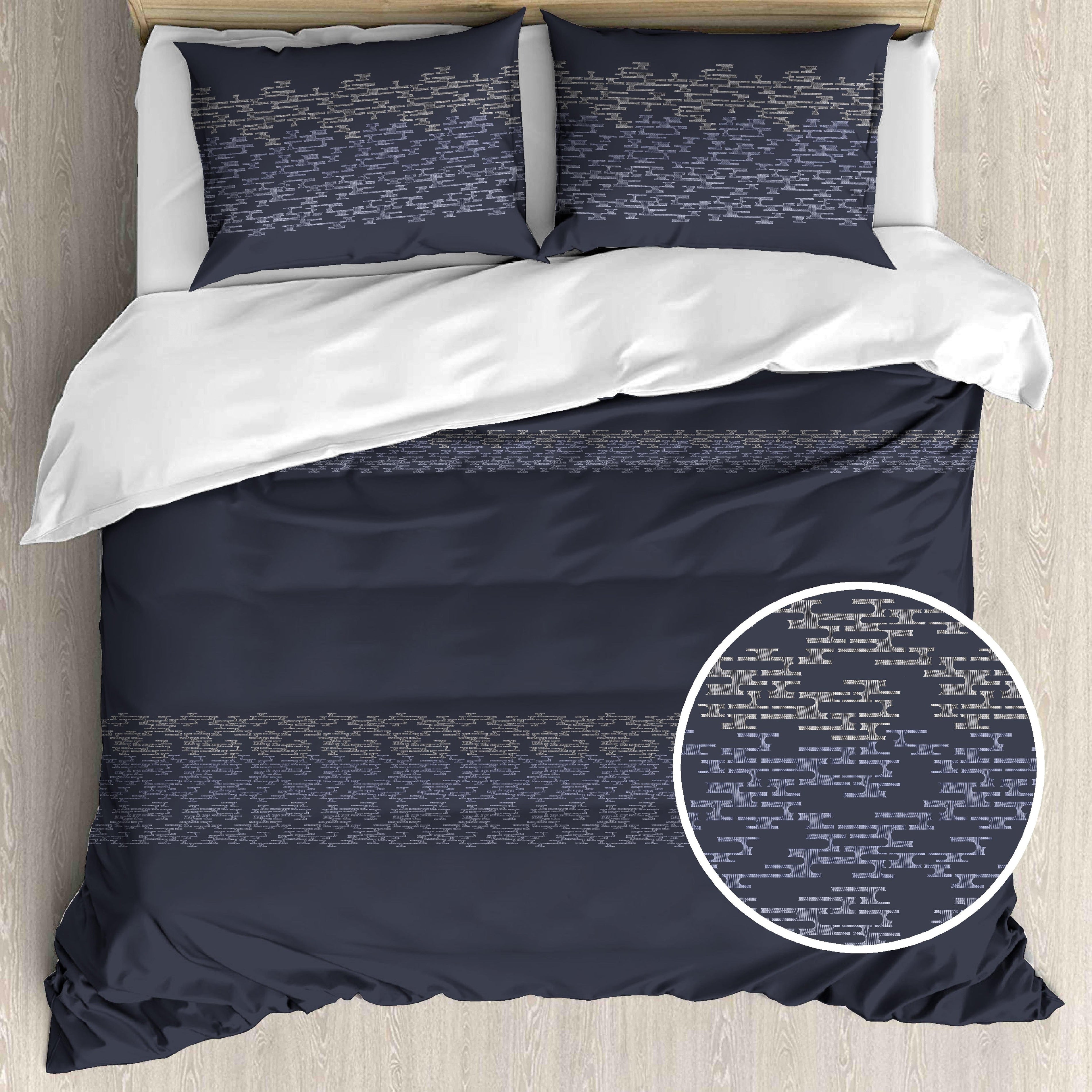 Luxurious Satin Cotton King Size Bedsheet Set - 250 TC (1 Bedsheet + 2 Pillow Covers)