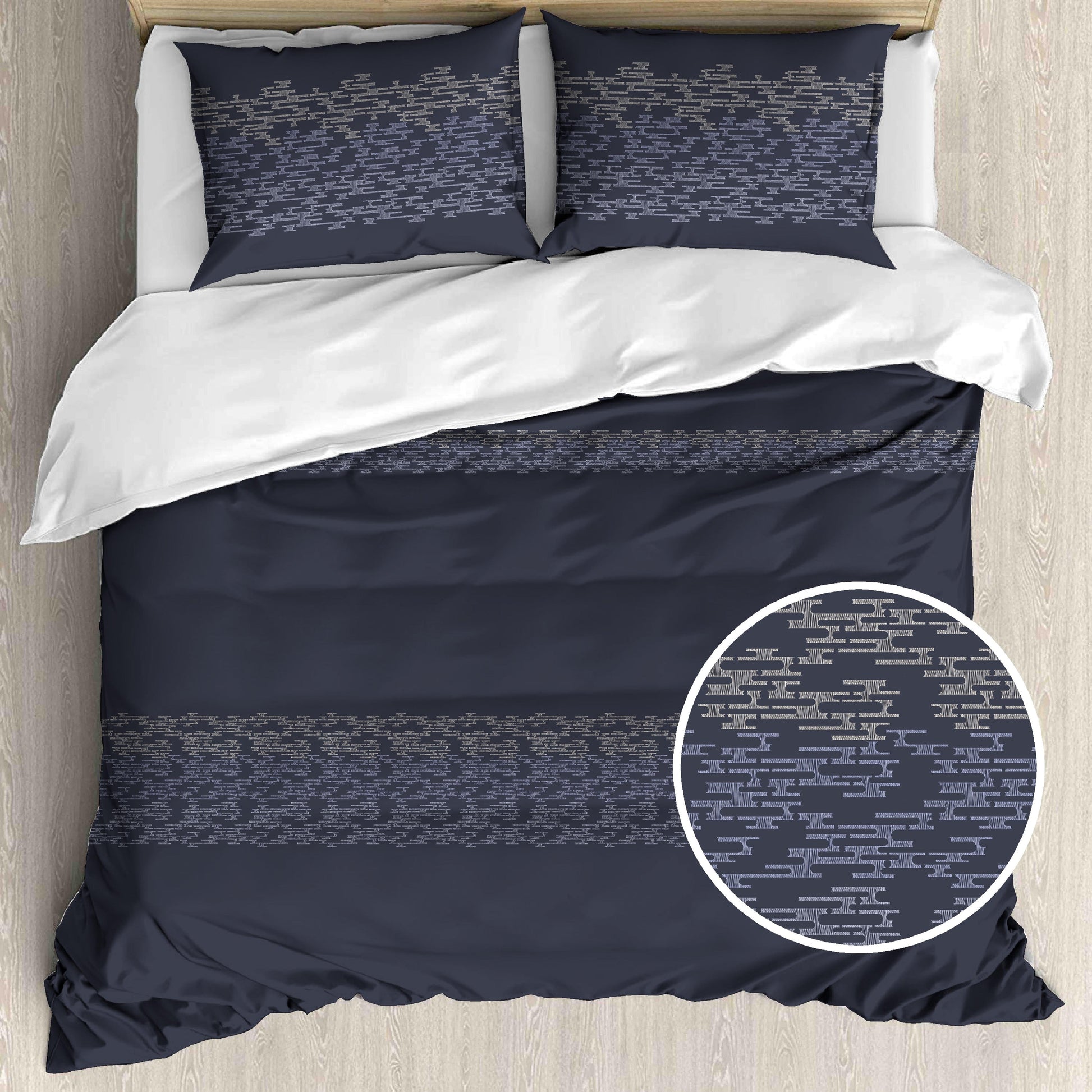 Luxurious Satin Cotton King Size Bedsheet Set - 250 TC (1 Bedsheet + 2 Pillow Covers)