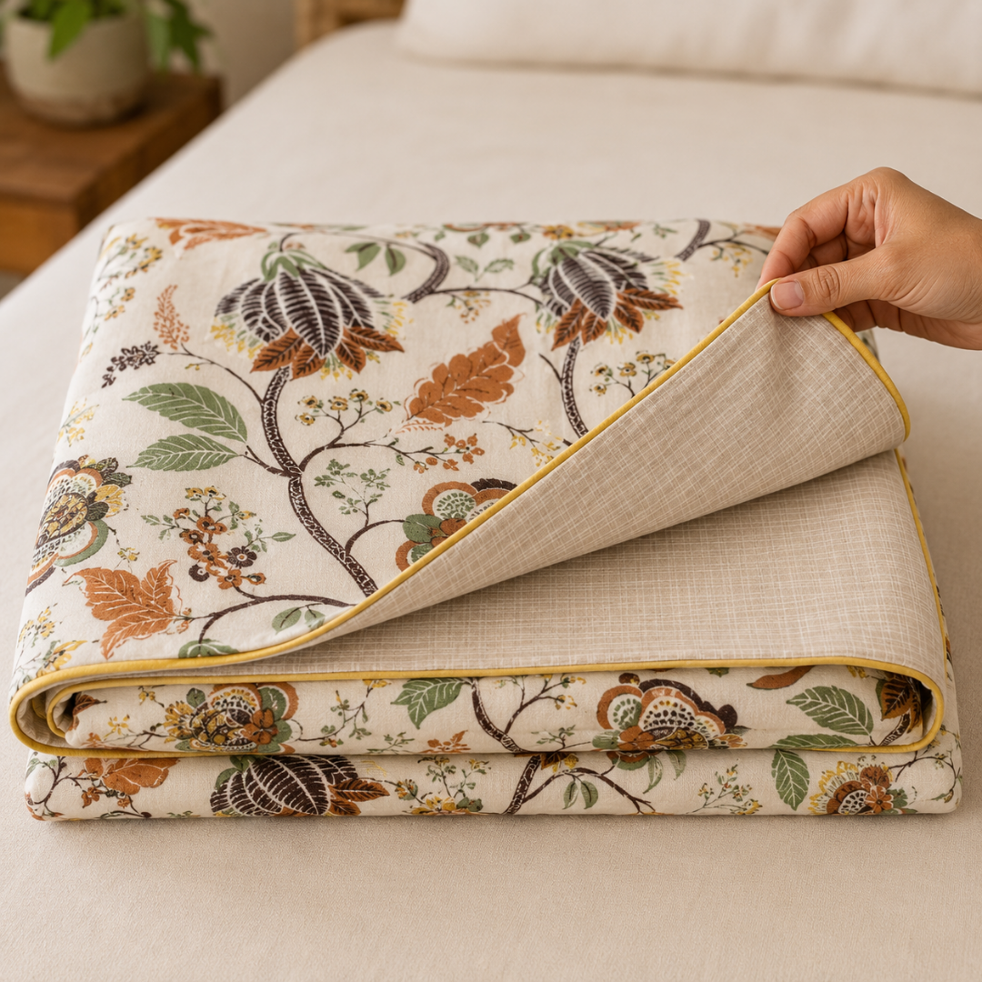 100% Cotton Reversible Double Bed Dohar