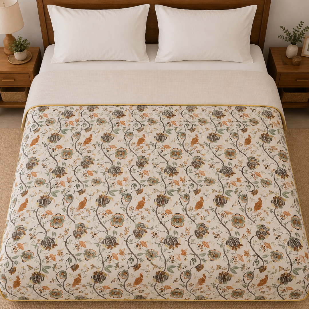100% Cotton Reversible Double Bed Dohar