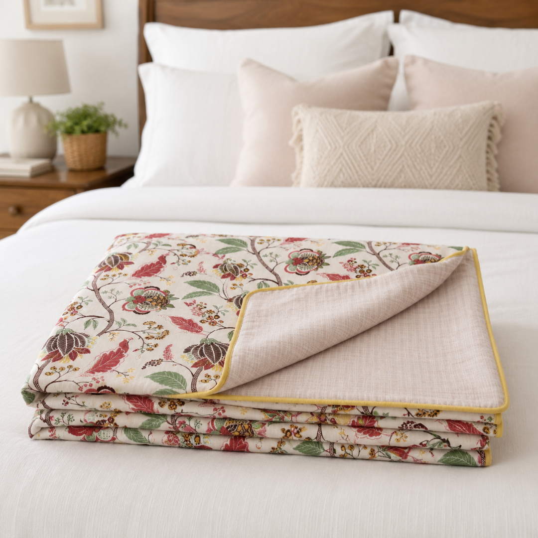 100% Cotton Reversible Double Bed Dohar