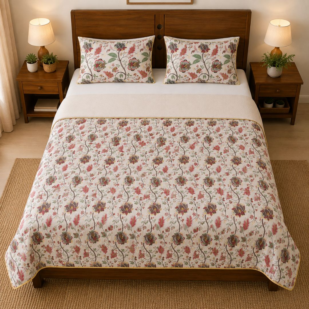 100% Cotton Reversible Double Bed Dohar