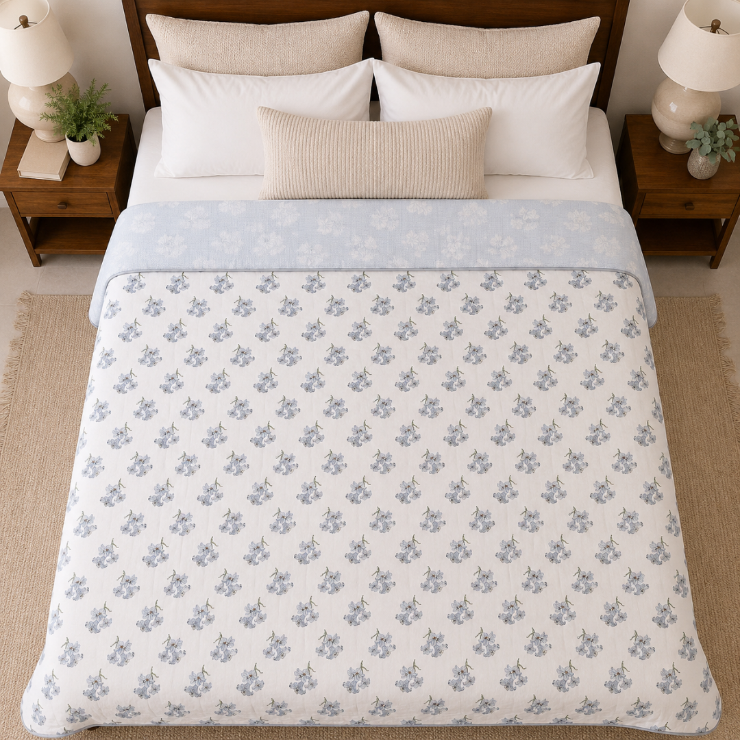 100% Cotton Reversible Double Bed Dohar
