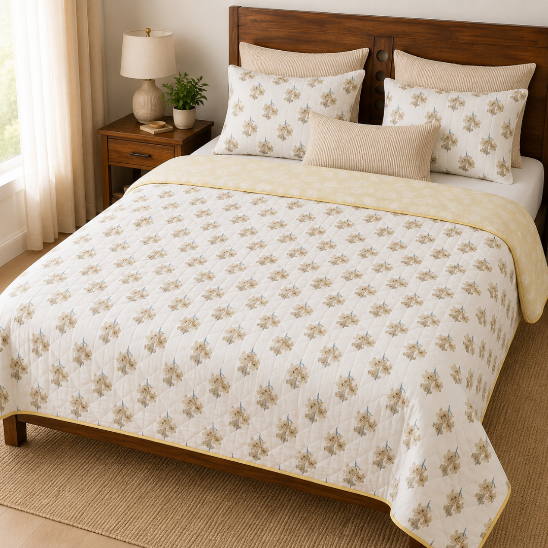 100% Cotton Reversible Double Bed Dohar