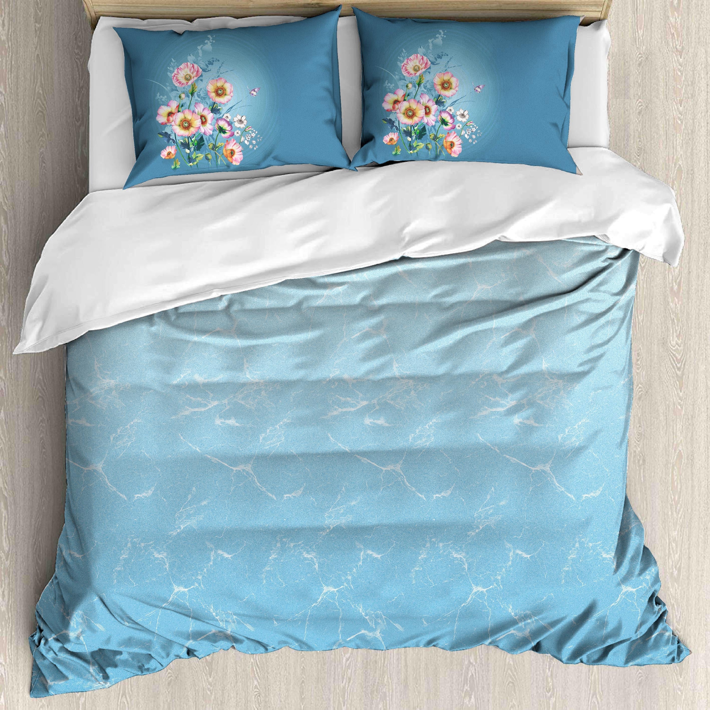 Premium Cotton King Size Bedsheet Set (200TC) with 2 Pillow Covers