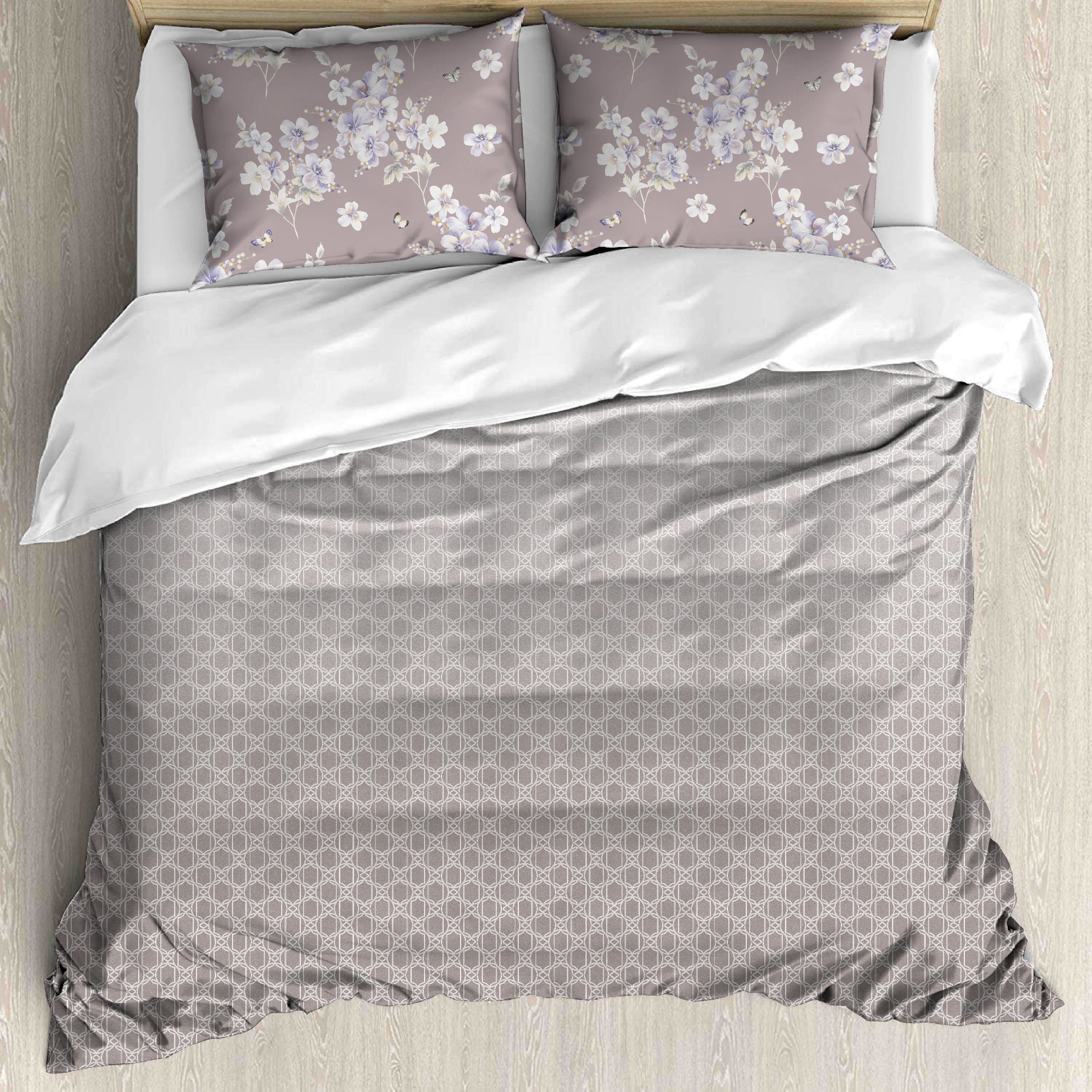Premium Cotton King Size Bedsheet Set (200TC) with 2 Pillow Covers