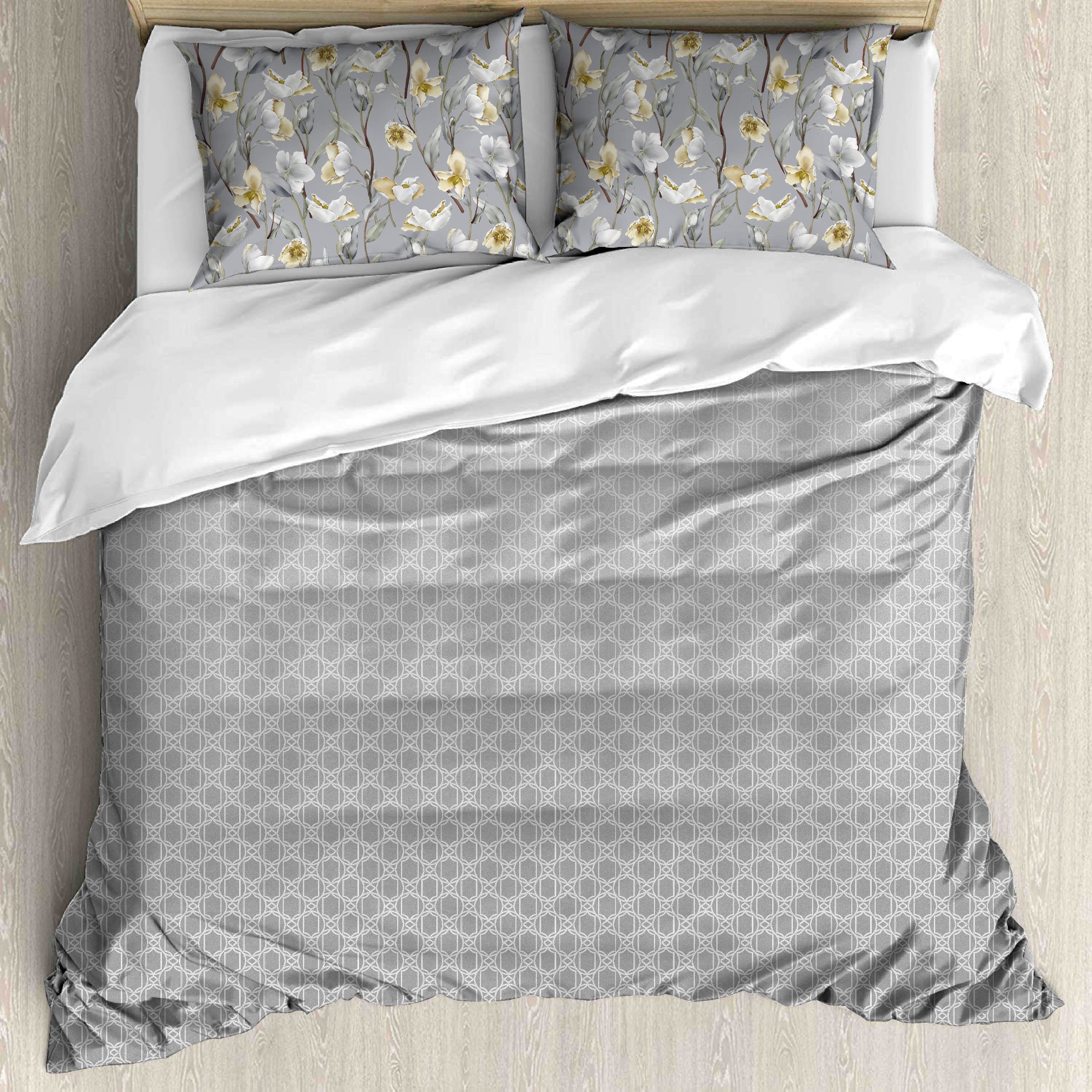 Premium Cotton King Size Bedsheet Set (200TC) with 2 Pillow Covers