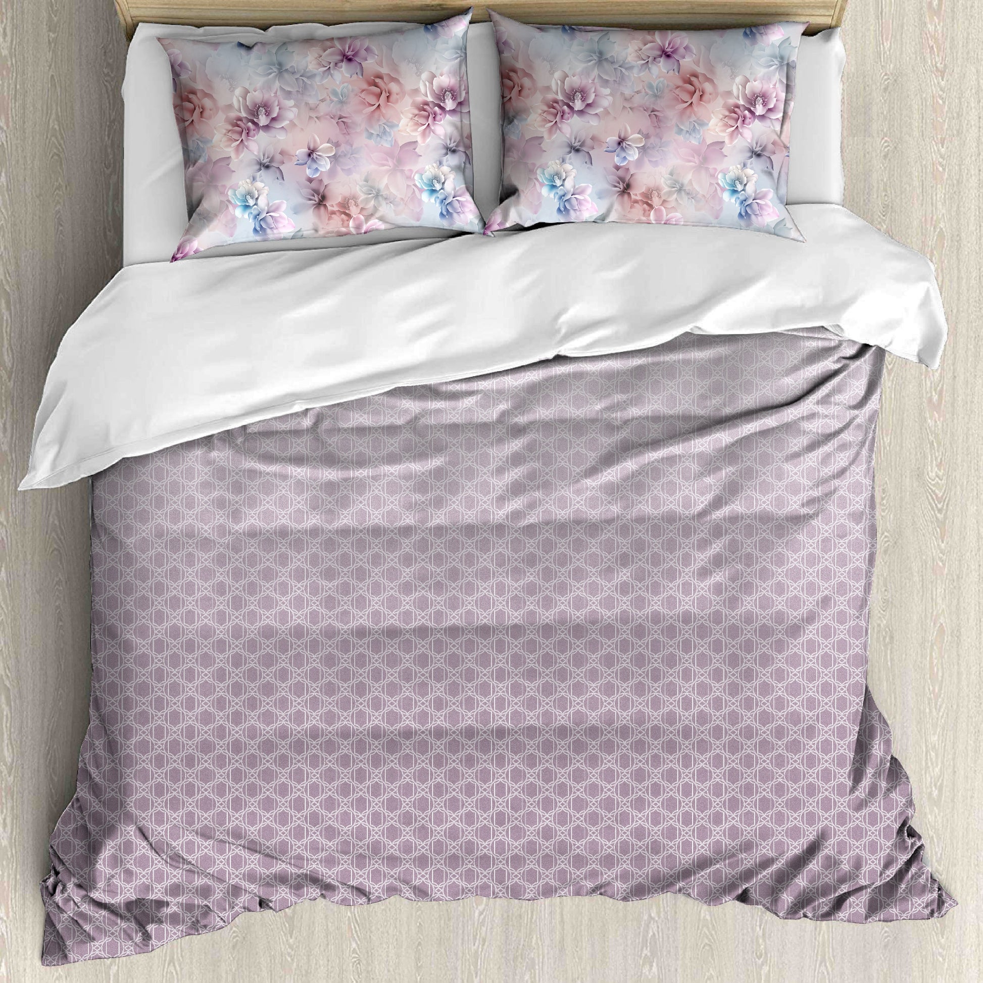 Premium Cotton King Size Bedsheet Set (200TC) with 2 Pillow Covers