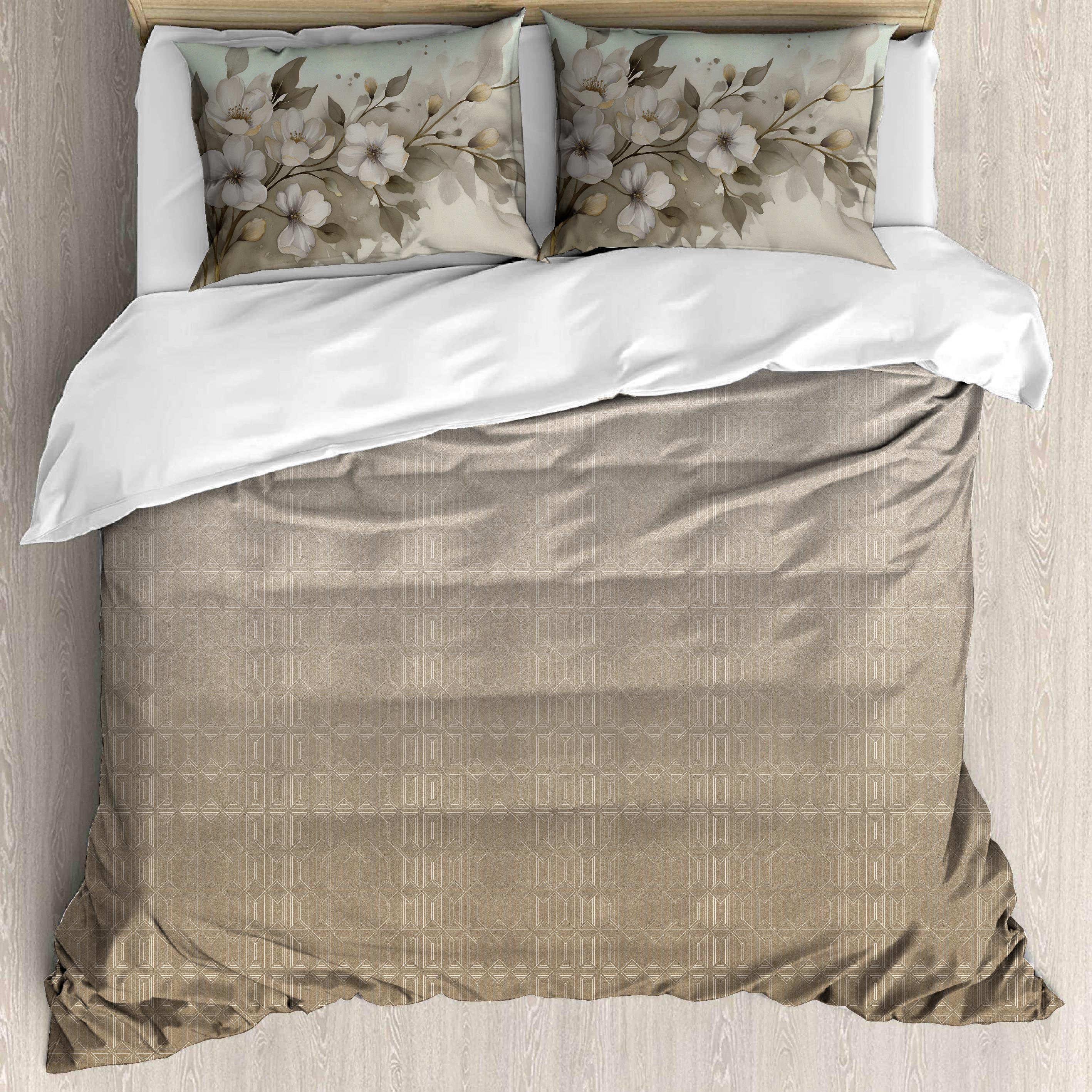 Premium Cotton King Size Bedsheet Set (200TC) with 2 Pillow Covers