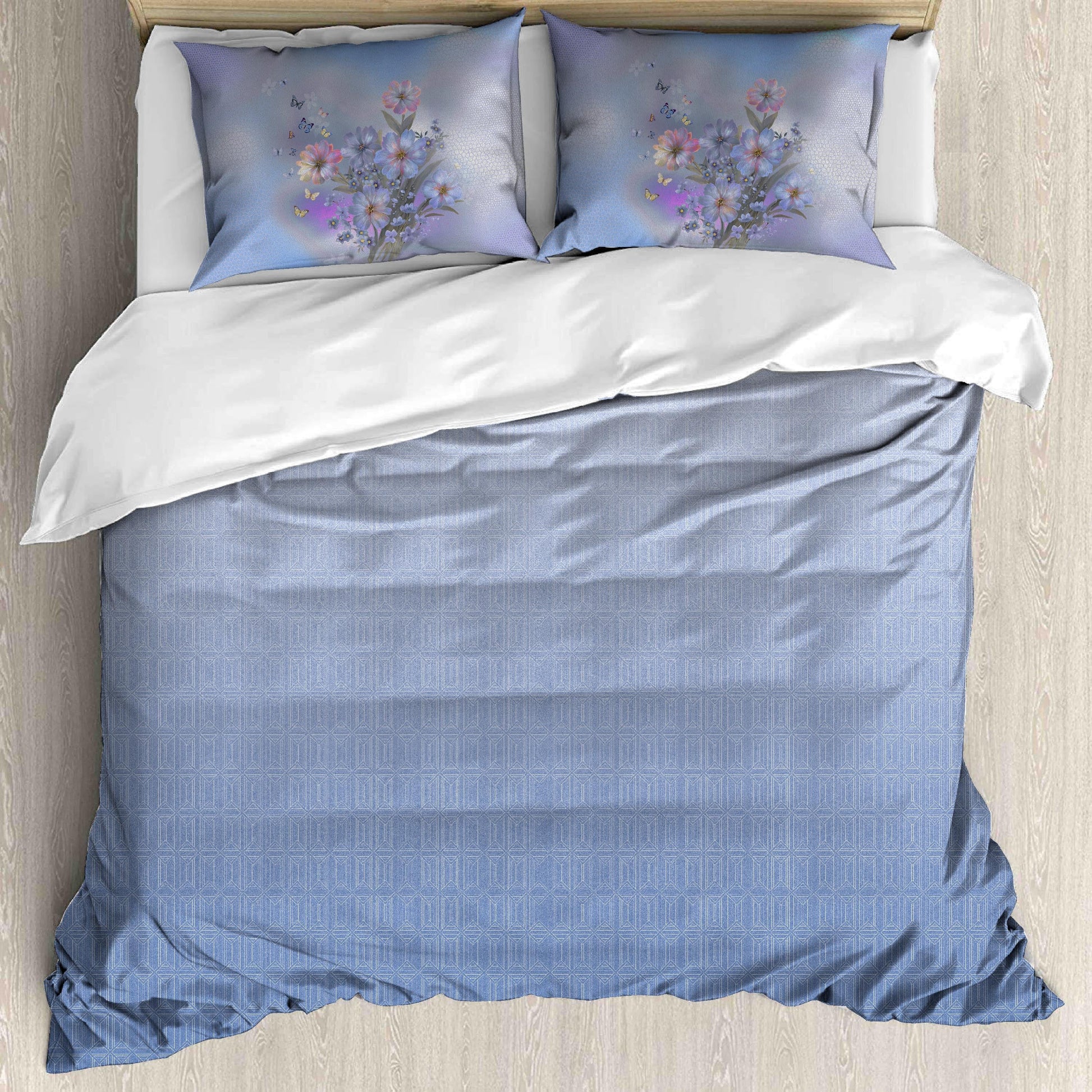 Premium Cotton King Size Bedsheet Set (200TC) with 2 Pillow Covers