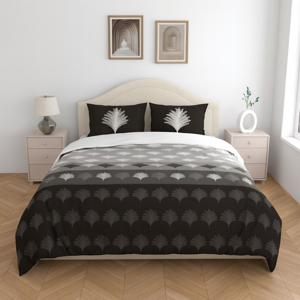 Premium Cotton King Size Bedsheet with 2 Pillow Covers – 180 TC (2.75m x 2.75m)