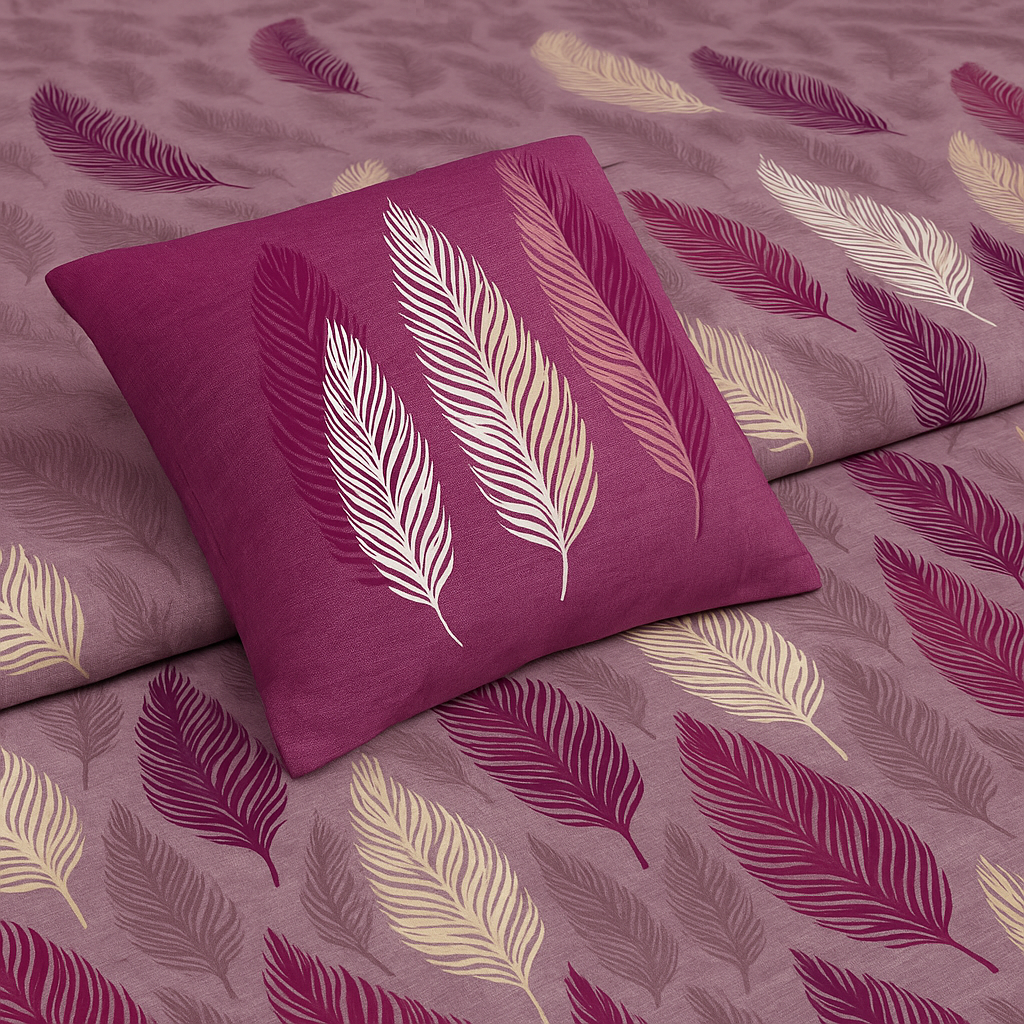 Premium Cotton King Size Bedsheet with 2 Pillow Covers – 180 TC (2.75m x 2.75m)