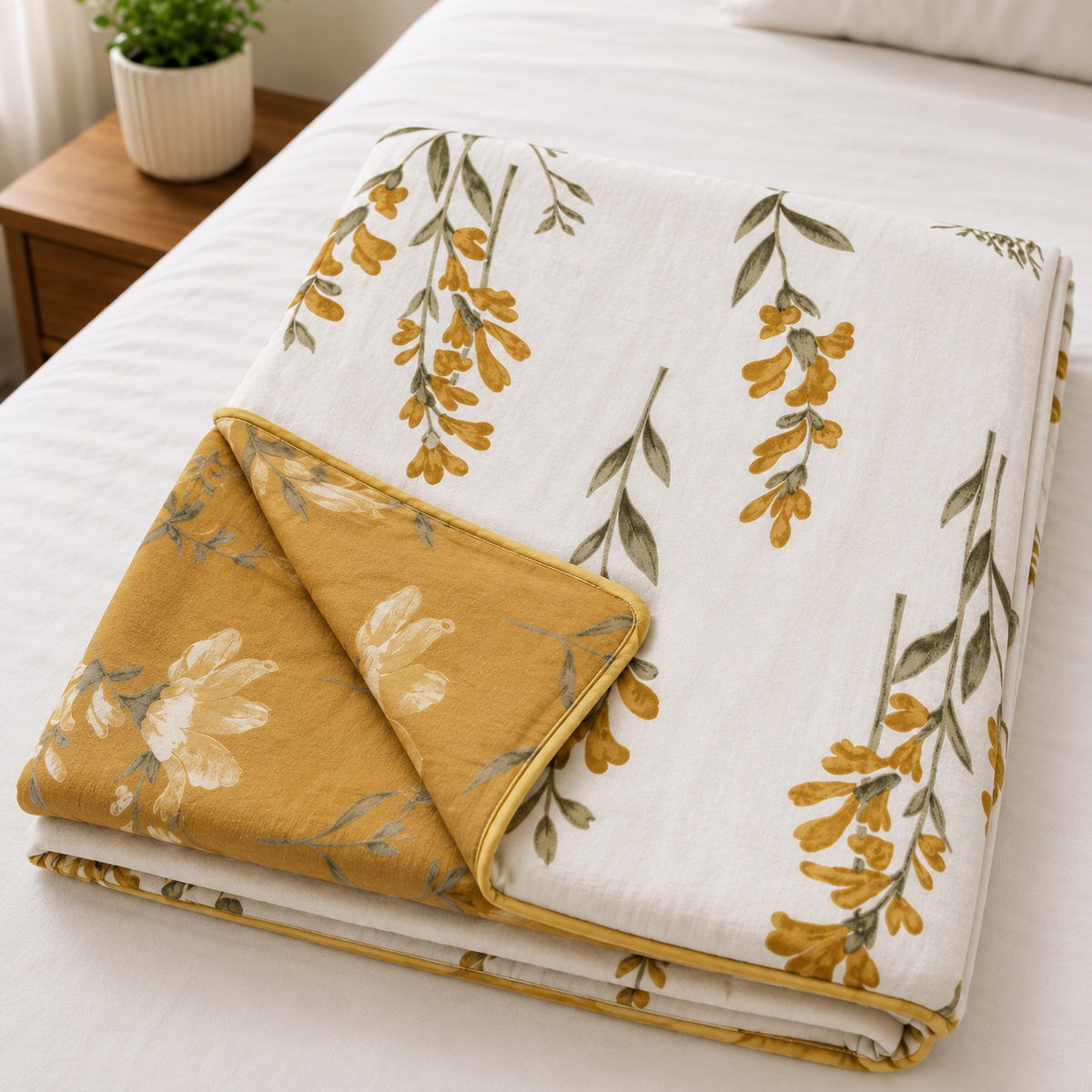 100% Cotton Reversible Double Bed Dohar