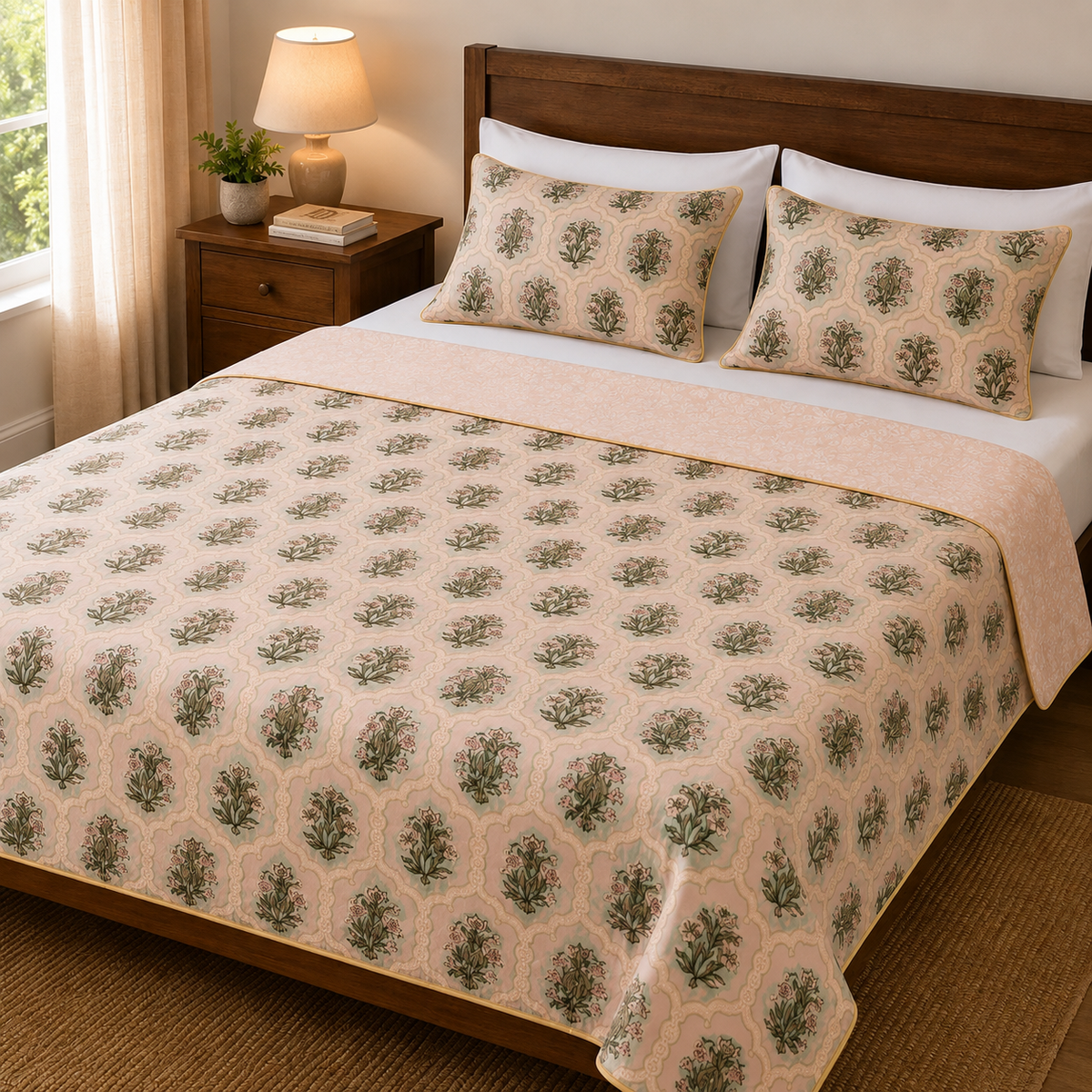 100% Cotton Reversible Double Bed Dohar