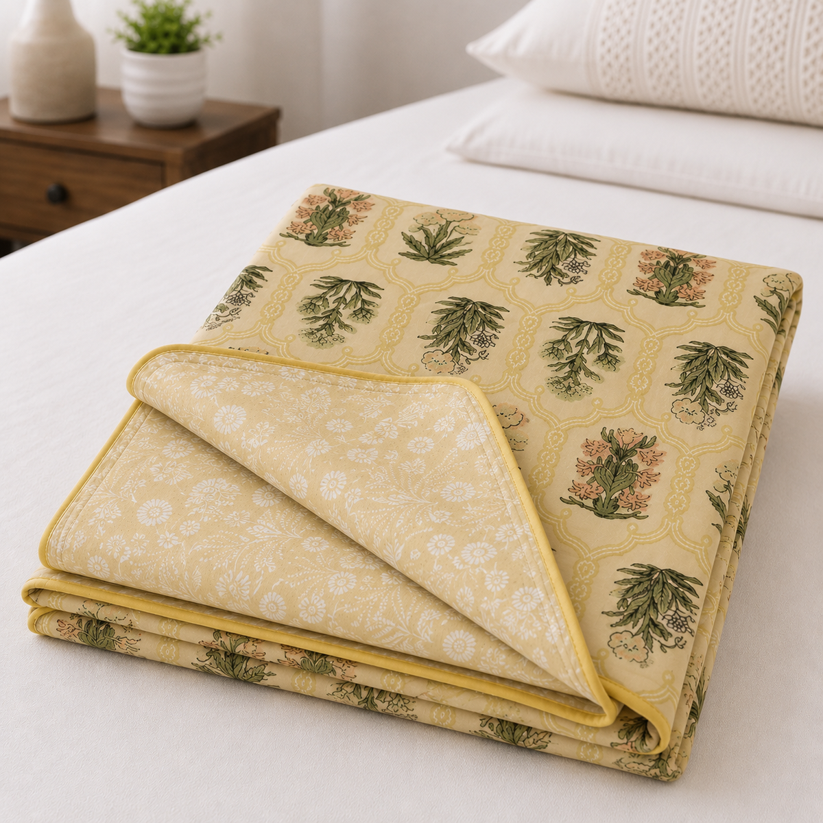 100% Cotton Reversible Double Bed Dohar