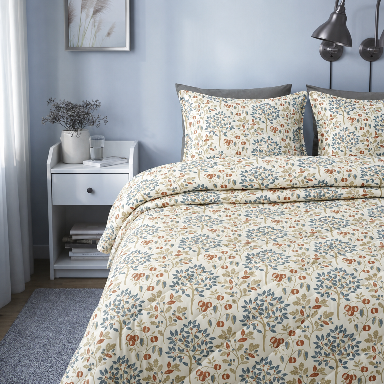 Luxury Designer Comforter Set (4 Pieces) with Elegant Finish