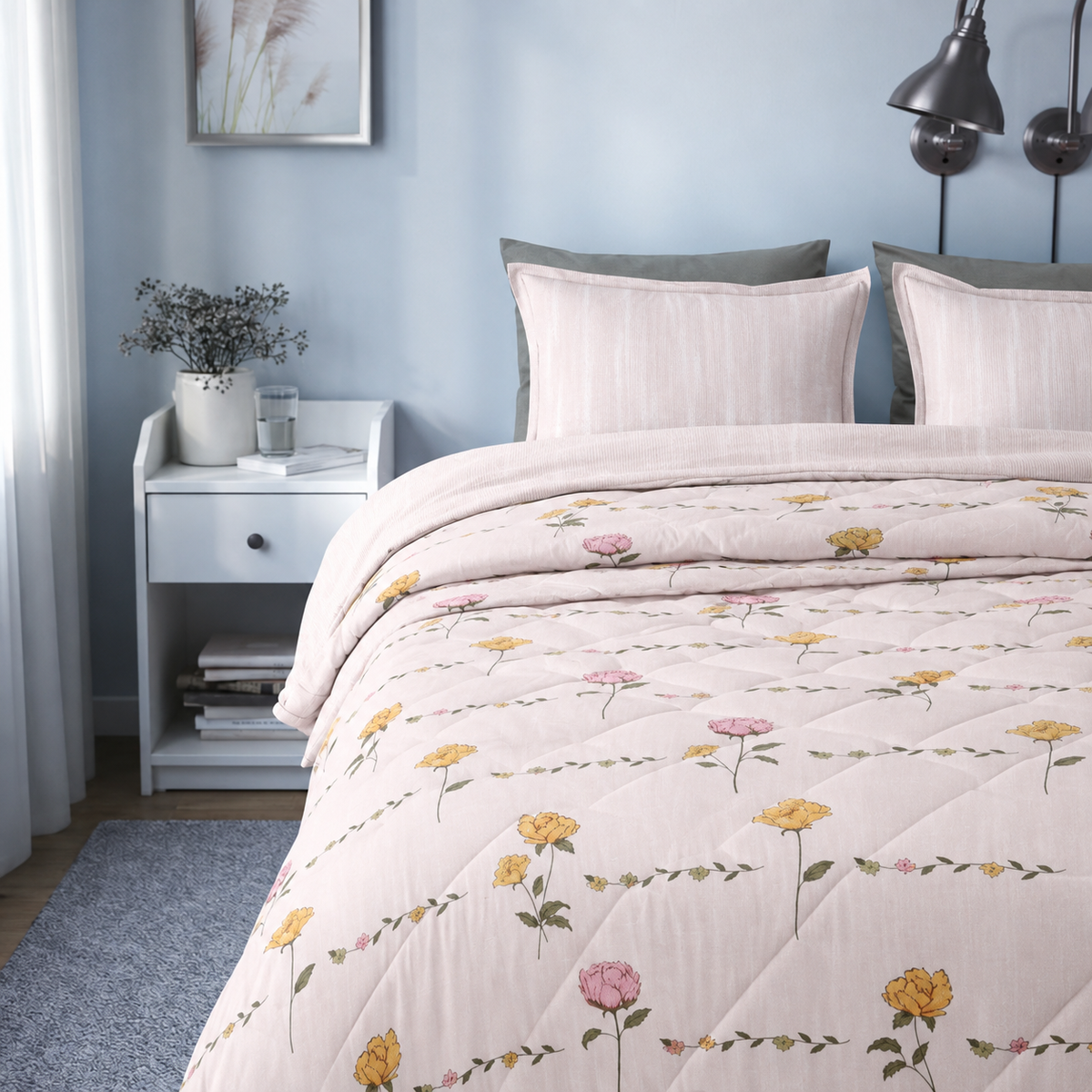 Designer Comforter Set (4 Pieces) Premium Bedding Collection