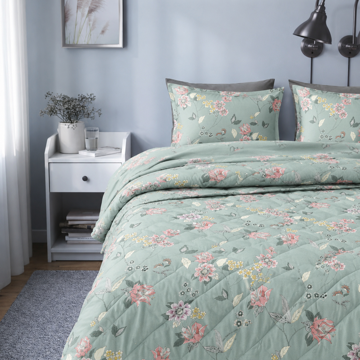 Designer Comforter Set (4 Pieces) Soft, Premium & Durable