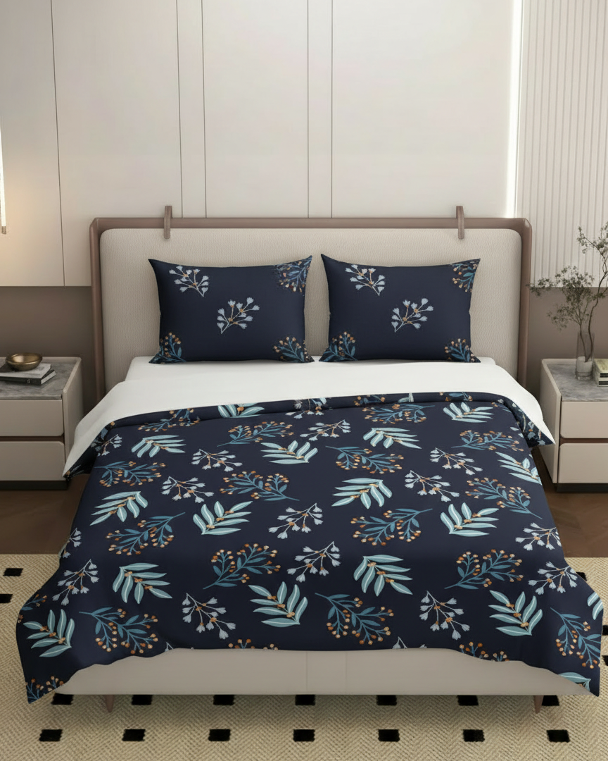 Luxury Microfiber Comforter Set (4 Pieces) | Soft, Lightweight & All-Season Bedding Set