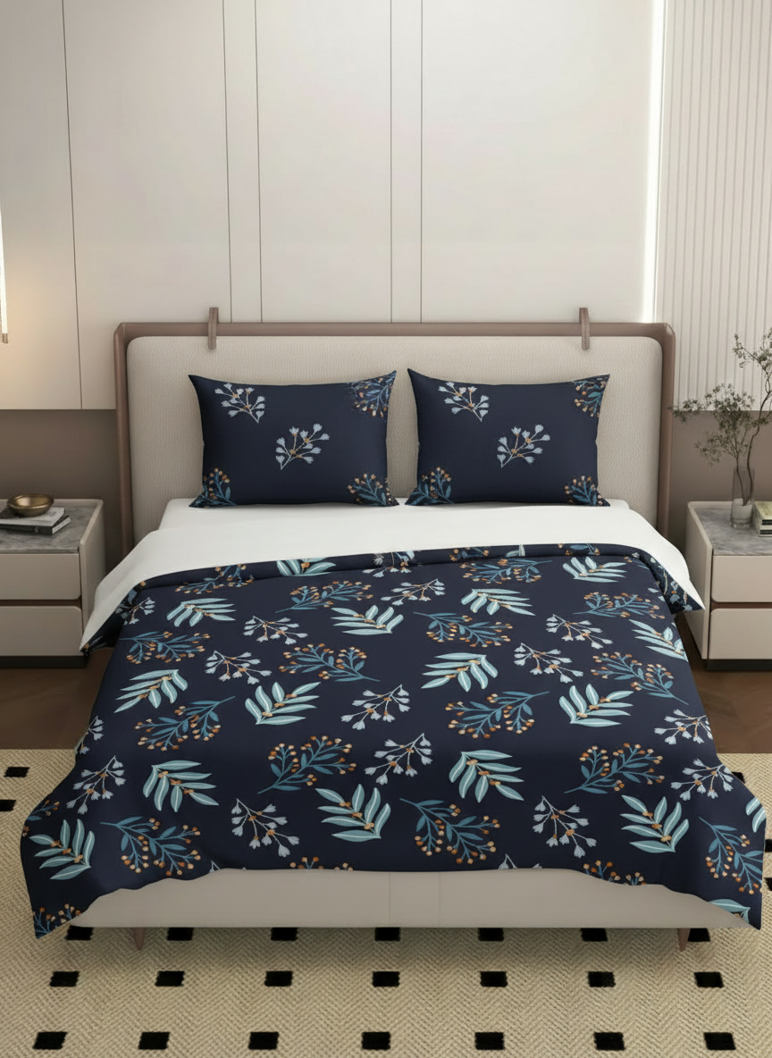 Luxury Microfiber Comforter Set (4 Pieces) | Soft, Lightweight & All-Season Bedding Set