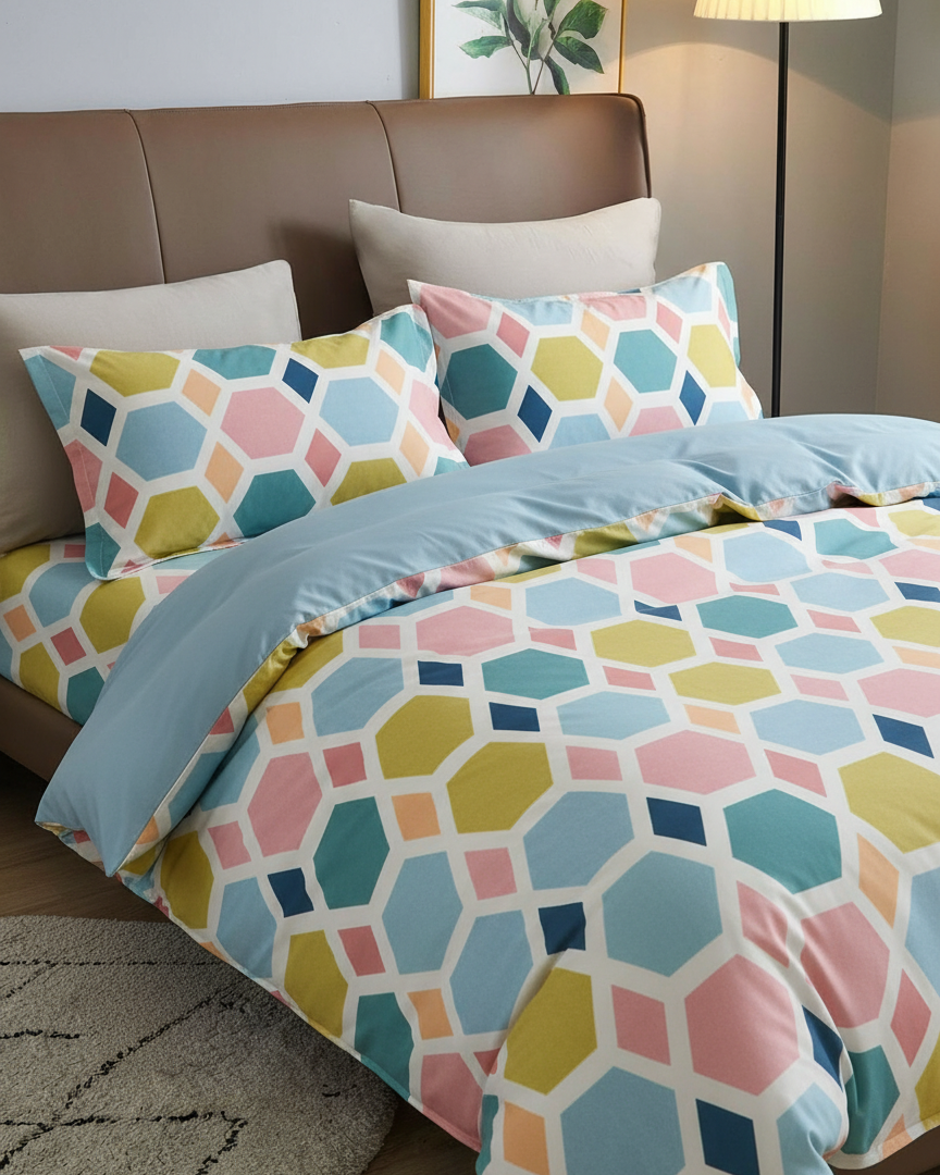 Ultra Soft Microfiber Comforter Set | Complete 4-Piece Bedding Set