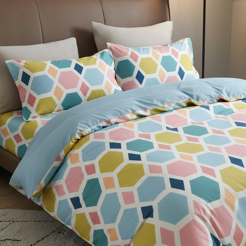 Ultra Soft Microfiber Comforter Set | Complete 4-Piece Bedding Set