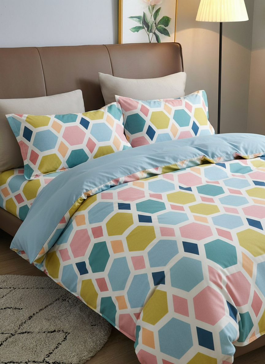 Ultra Soft Microfiber Comforter Set | Complete 4-Piece Bedding Set
