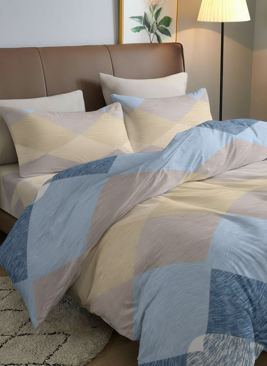 Designer Comforter Set (4 Pieces) – Premium Quality & Elegant Finish