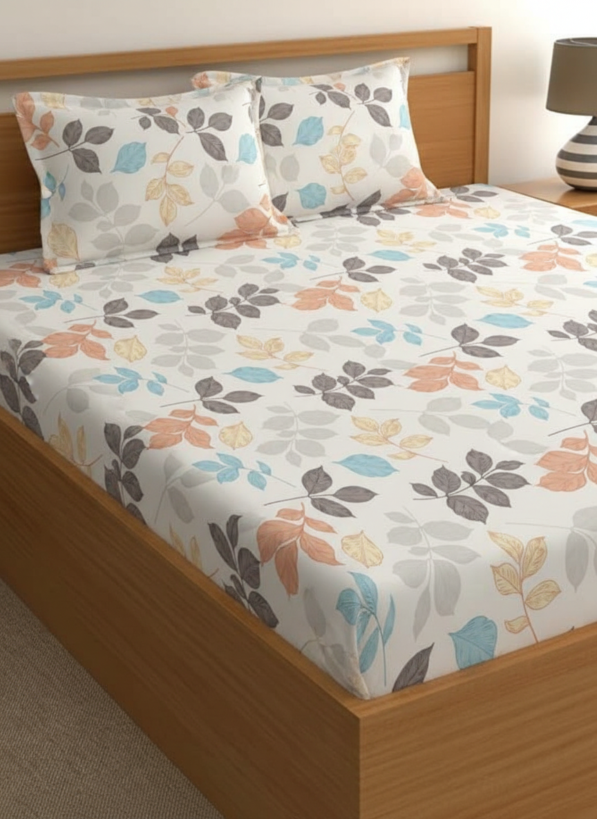 Premium Microfiber Bedcover Set with 2 Pillow Covers | Soft, Lightweight & Stylish Bedding Set