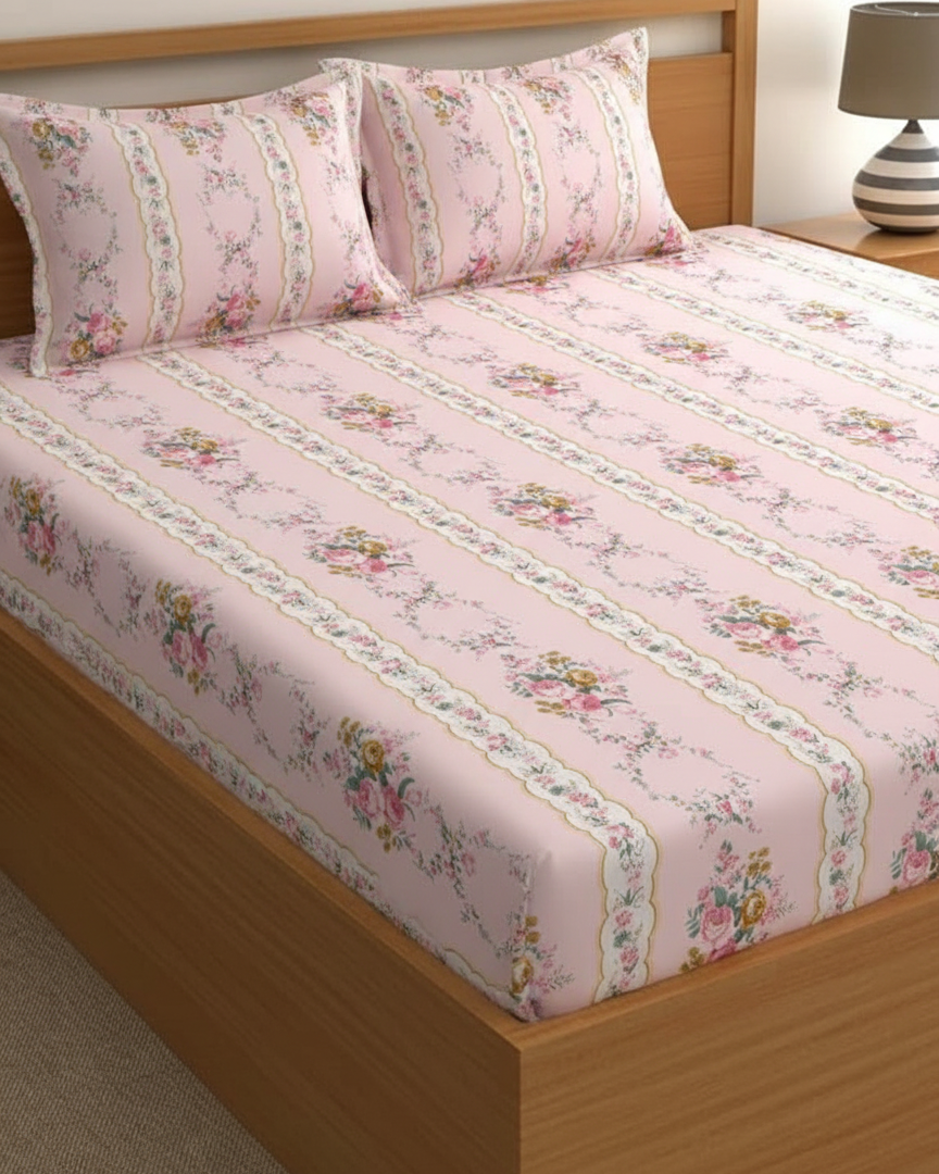 Luxury Bedding Set – Microfiber Bedcover with 2 Pillow Covers | 90 x 95 Inch