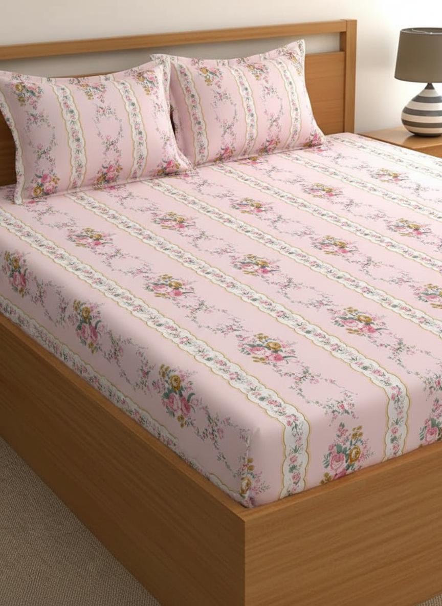 Luxury Bedding Set – Microfiber Bedcover with 2 Pillow Covers | 90 x 95 Inch