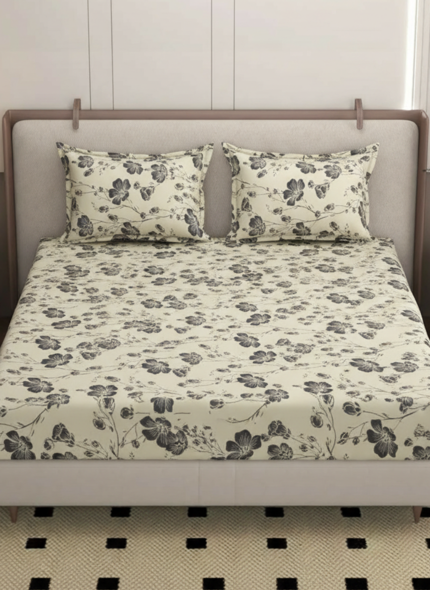 Luxury Bedding Set – Microfiber Bedcover with 2 Pillow Covers | 90 x 95 Inch