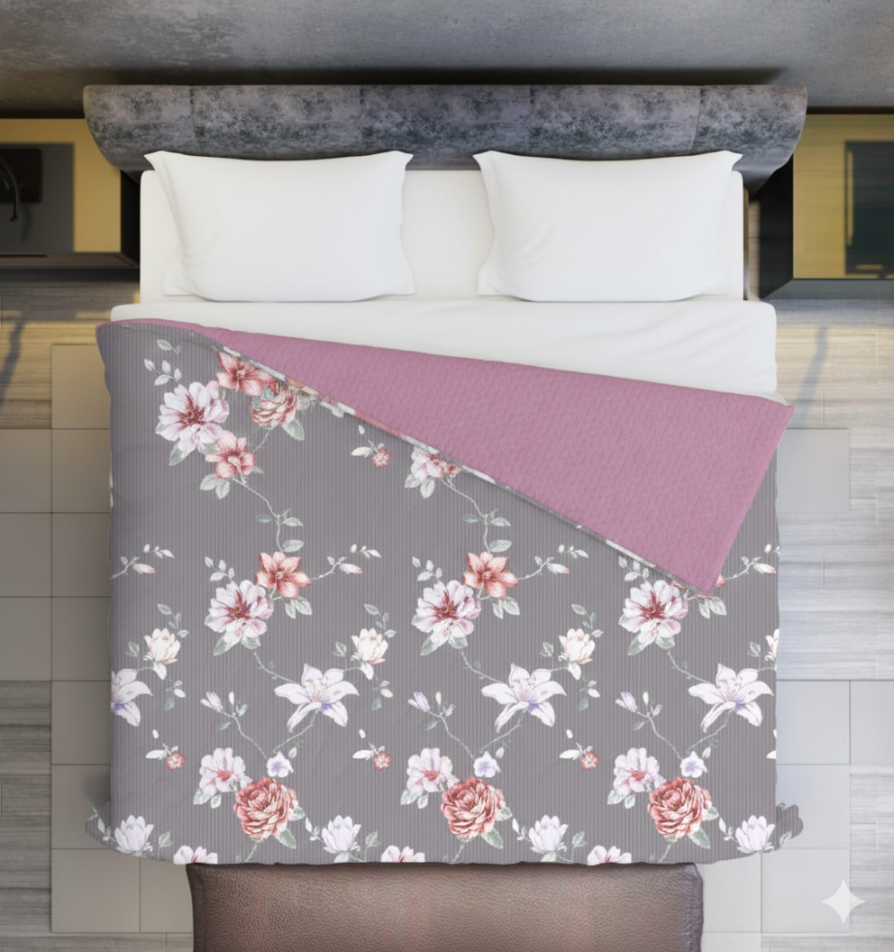 Soft & Cozy Ultrasonic Microfiber Double Bed Comforter