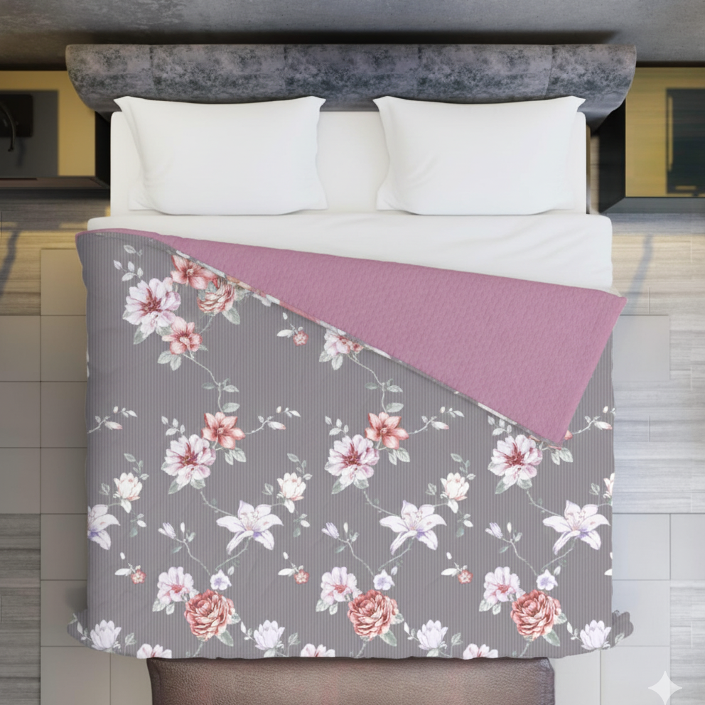 Soft & Cozy Ultrasonic Microfiber Double Bed Comforter