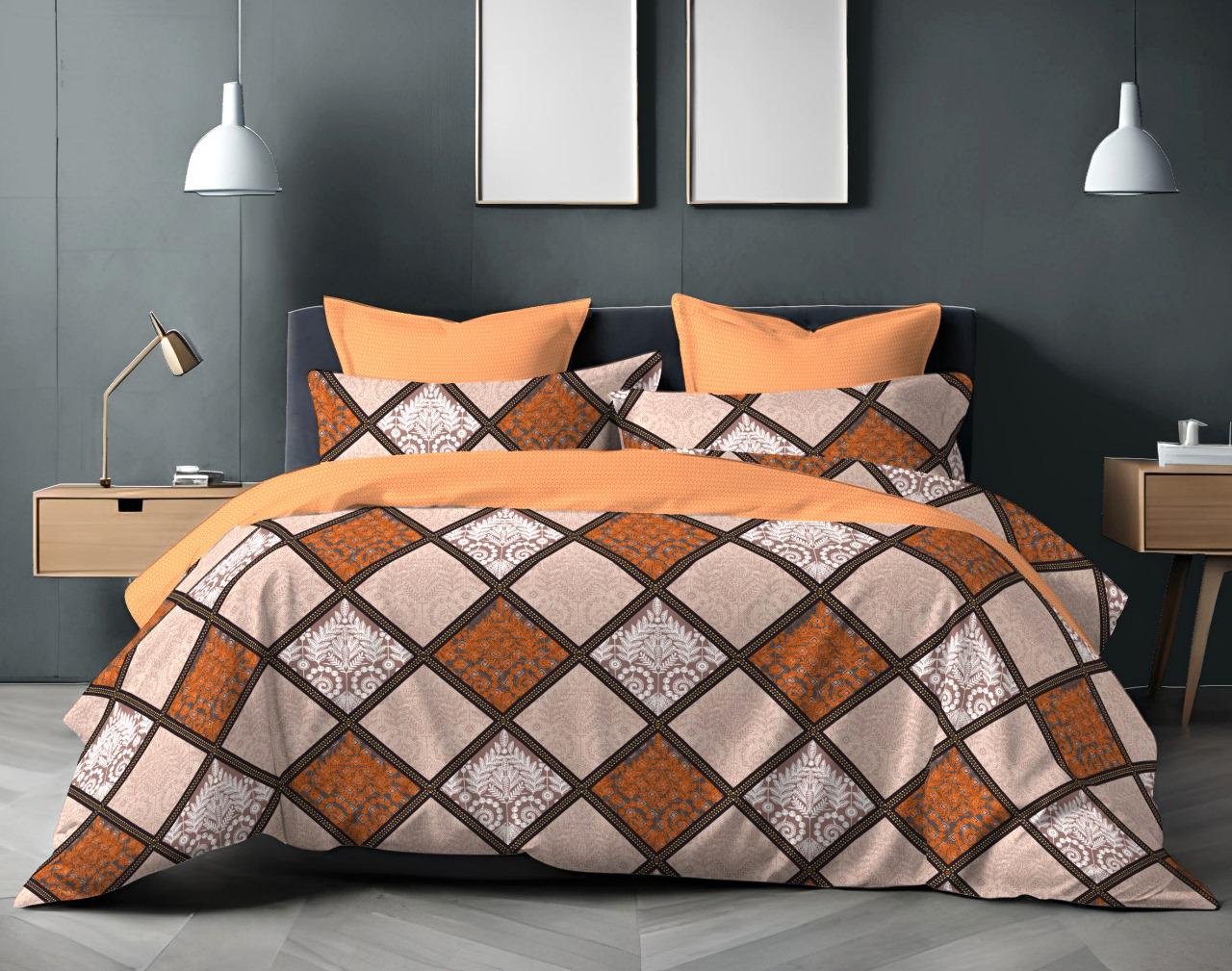 Cotton King Size Bedsheet Set (120 TC) with 2 Pillow Covers – 2.75x2.75m