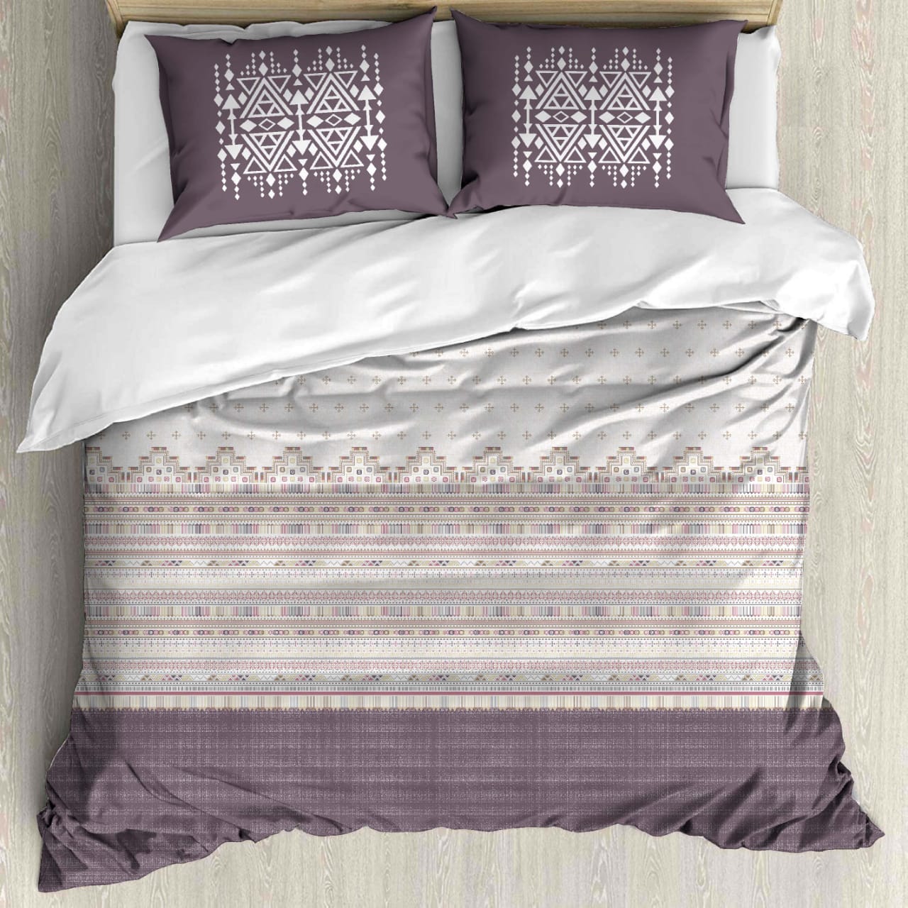 Premium Cotton King Size Bedsheet Set - 180 TC (2.75x2.75m) with 2 Pillow Covers