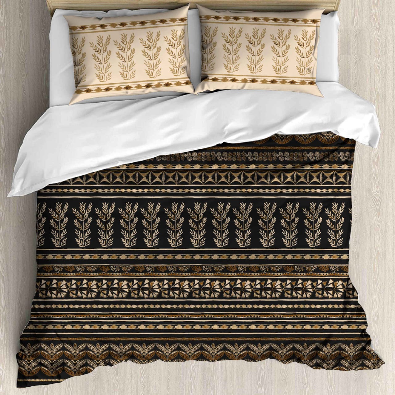 King Size Cotton Bedsheet Set - 120 TC (2.75x2.75m) with 2 Pillow Covers