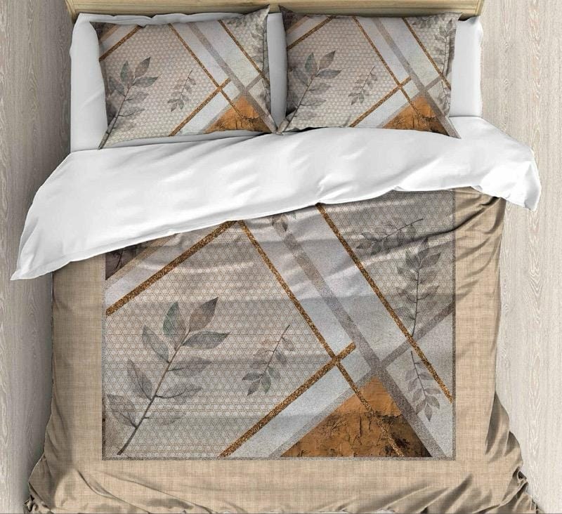 Luxurious Satin Cotton King Size Bedsheet Set – 350 TC (2.75x2.75m) with 2 Pillow Covers