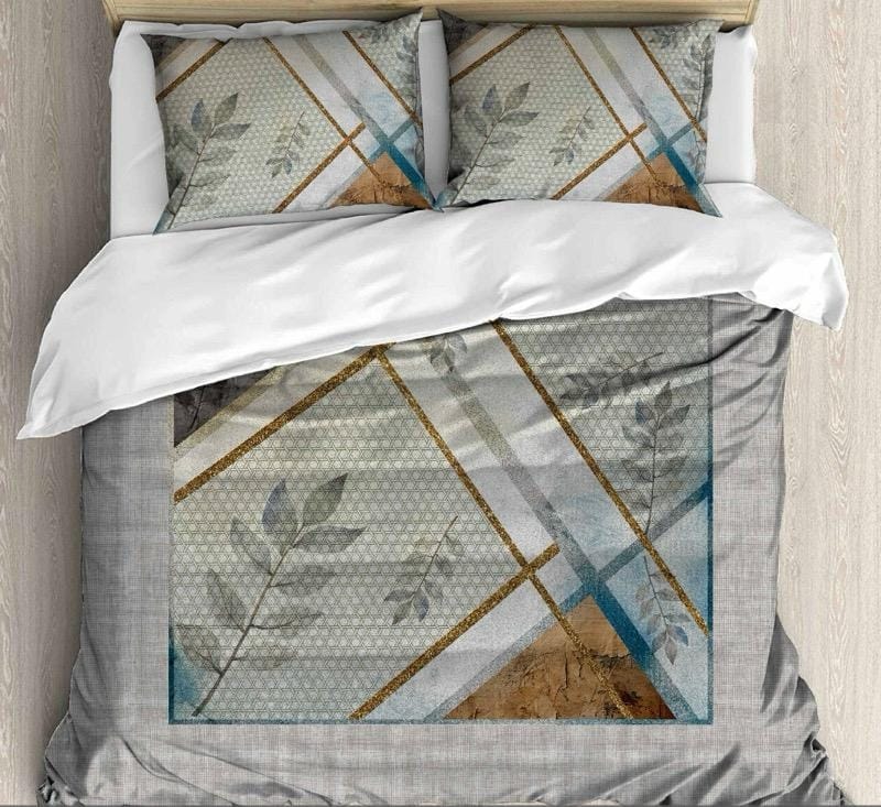 Luxurious Satin Cotton King Size Bedsheet Set – 350 TC (2.75x2.75m) with 2 Pillow Covers