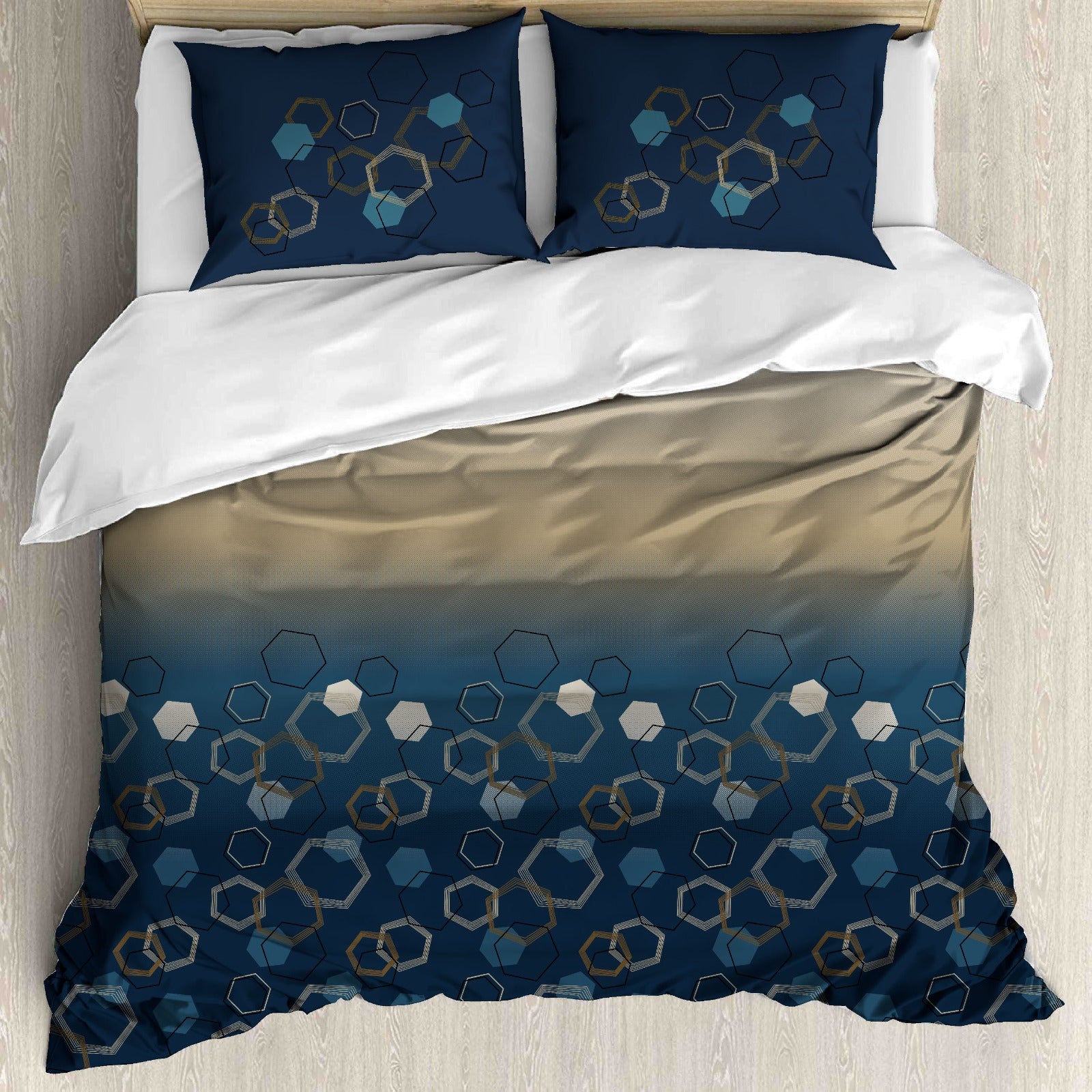 Premium Cotton King Size Bedsheet with 2 Pillow Covers – 180 TC (2.75m x 2.75m)