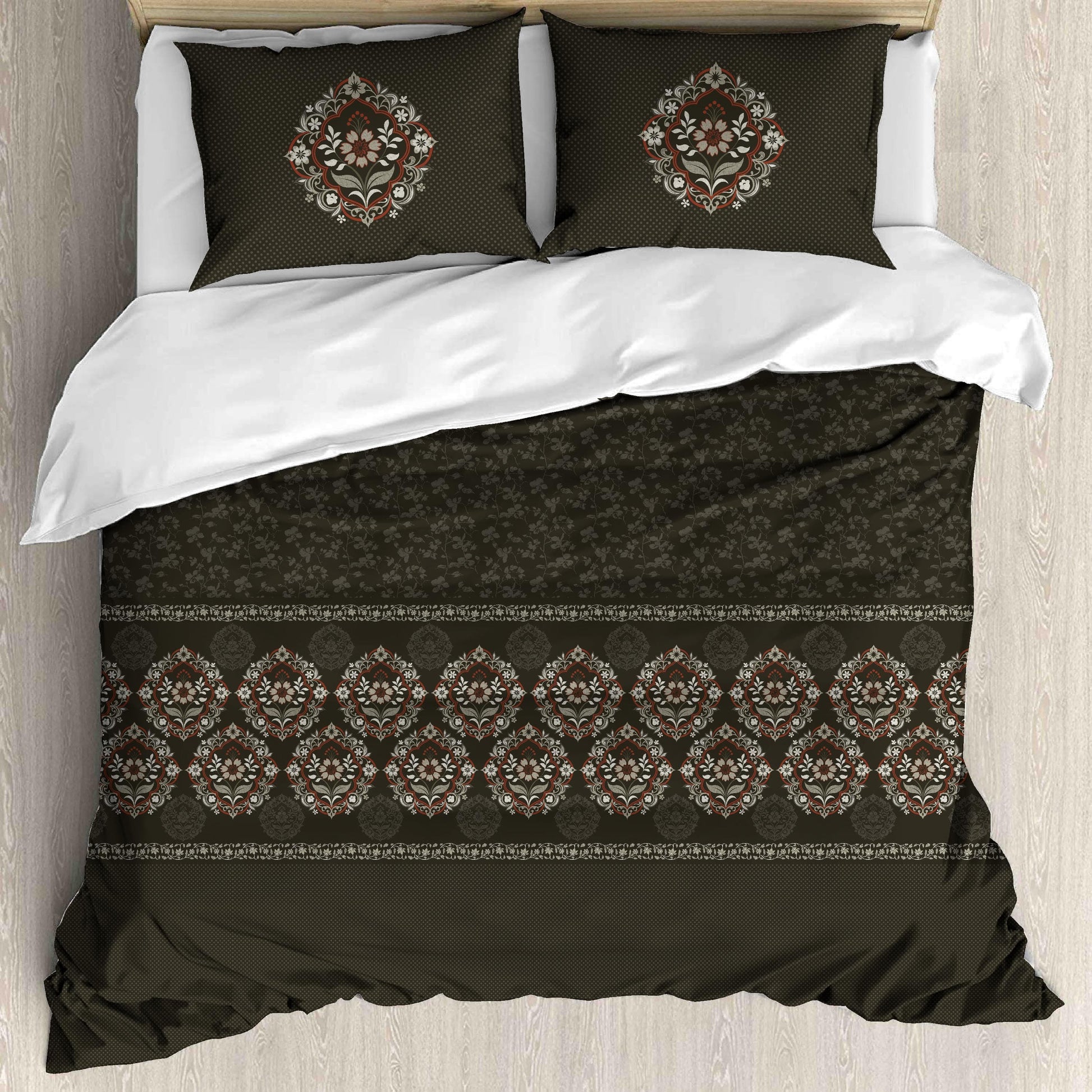 Premium Cotton King Size Bedsheet with 2 Pillow Covers – 180 TC (2.75m x 2.75m)